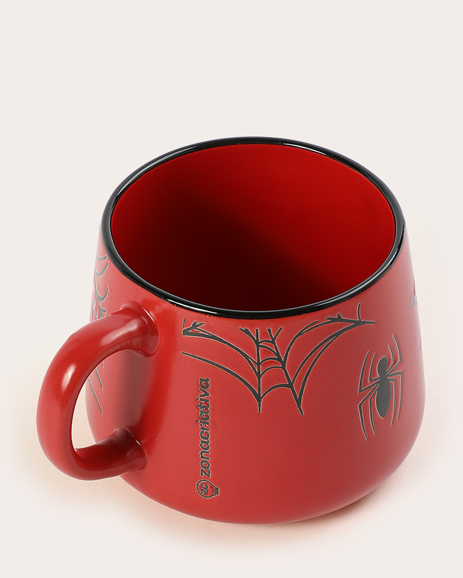 Caneca em cerâmica Homem-Aranha 500ml vermelha | FANLAB