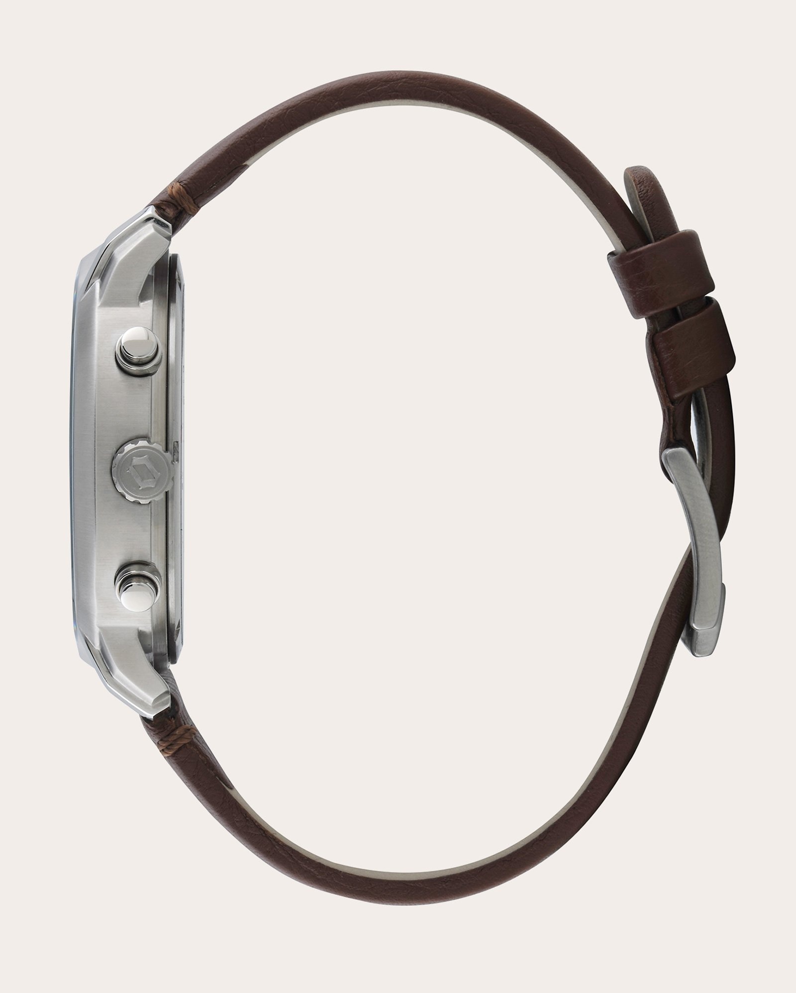 Relógio cronógrafo masculino MBSCC055 D1NX marrom | Orient