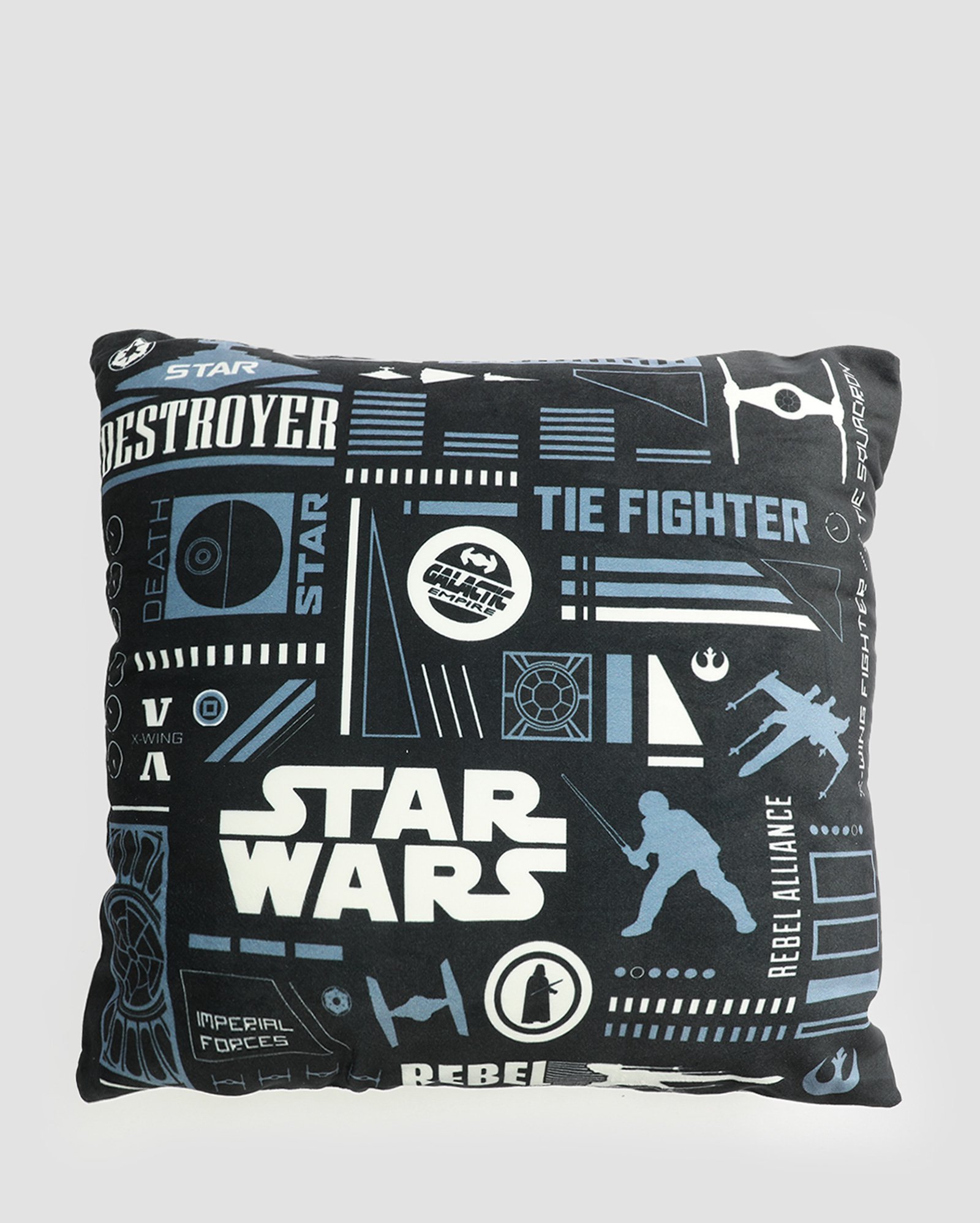Almofada quadrada rebels Star Wars 40x40cm multicor | FANLAB