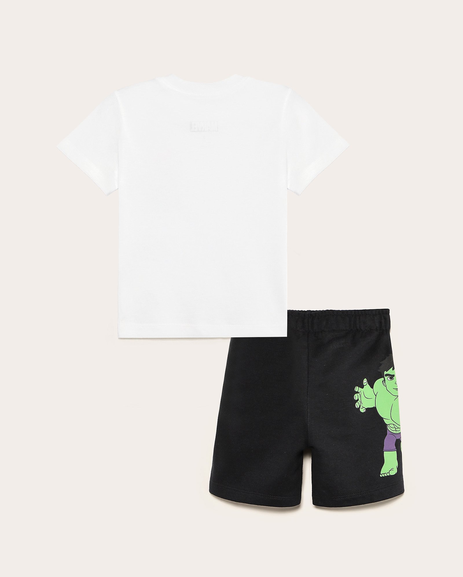 Conjunto de moletom curto infantil Hulk 1-4A multicor | Marvel