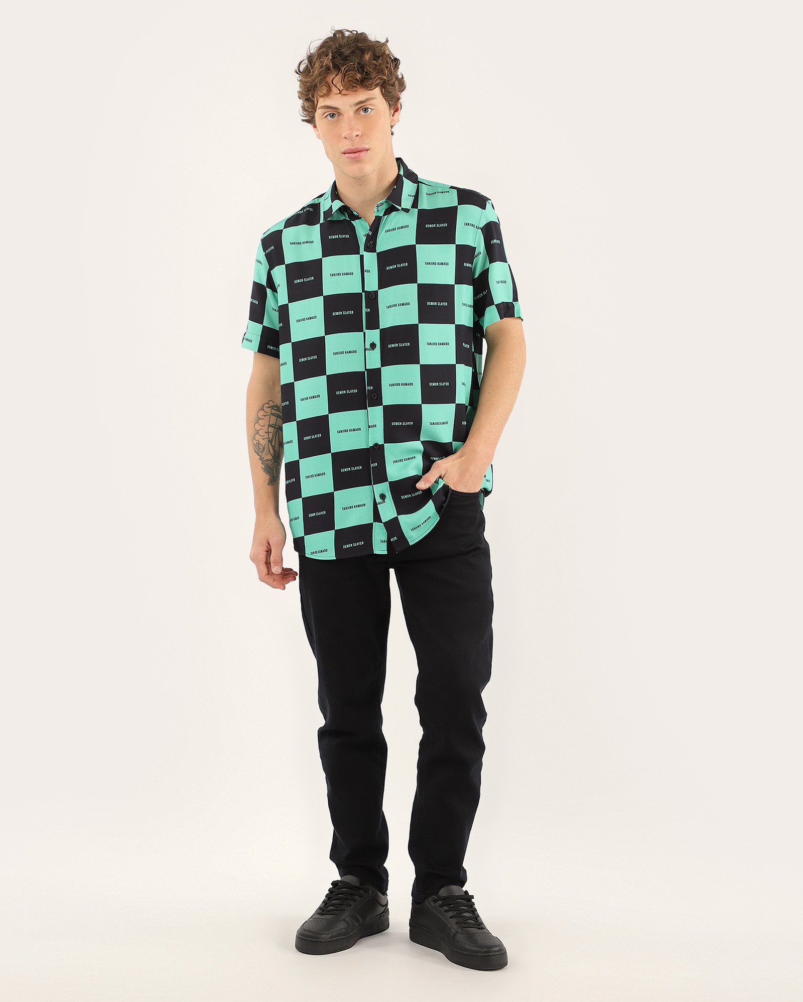 Camisa masculina Demon Slayer multicor | FANLAB — foto 2