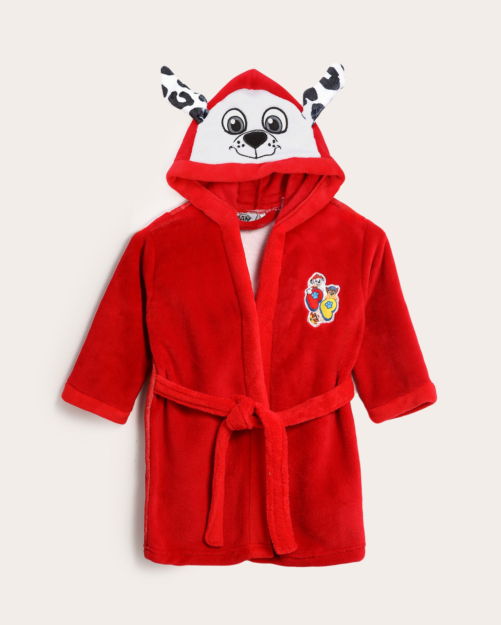 Roupão infantil fleece Patrulha Canina 1-6A - vermelho | Paramount
