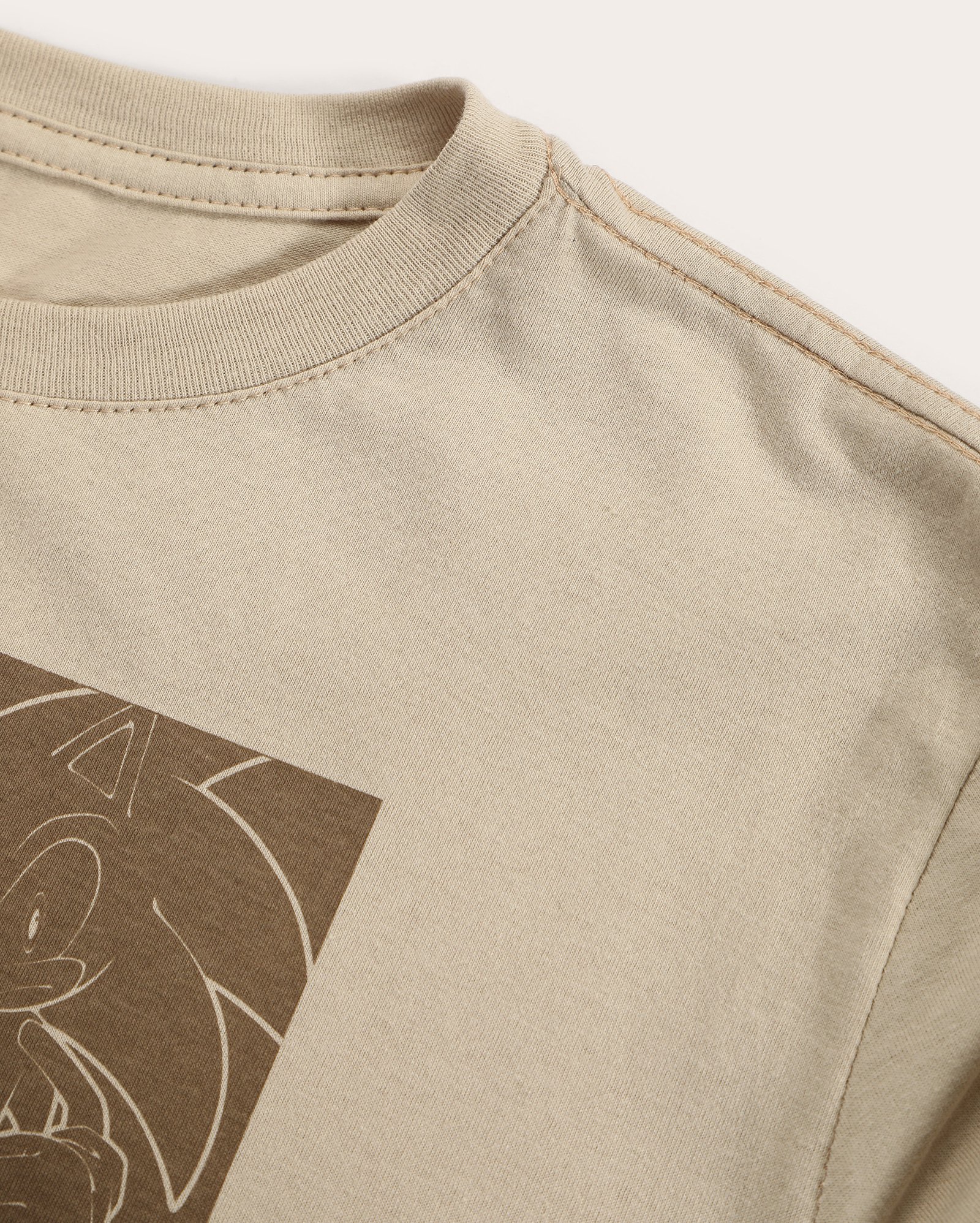 Camiseta juvenil regular Sonic bege | SEGA