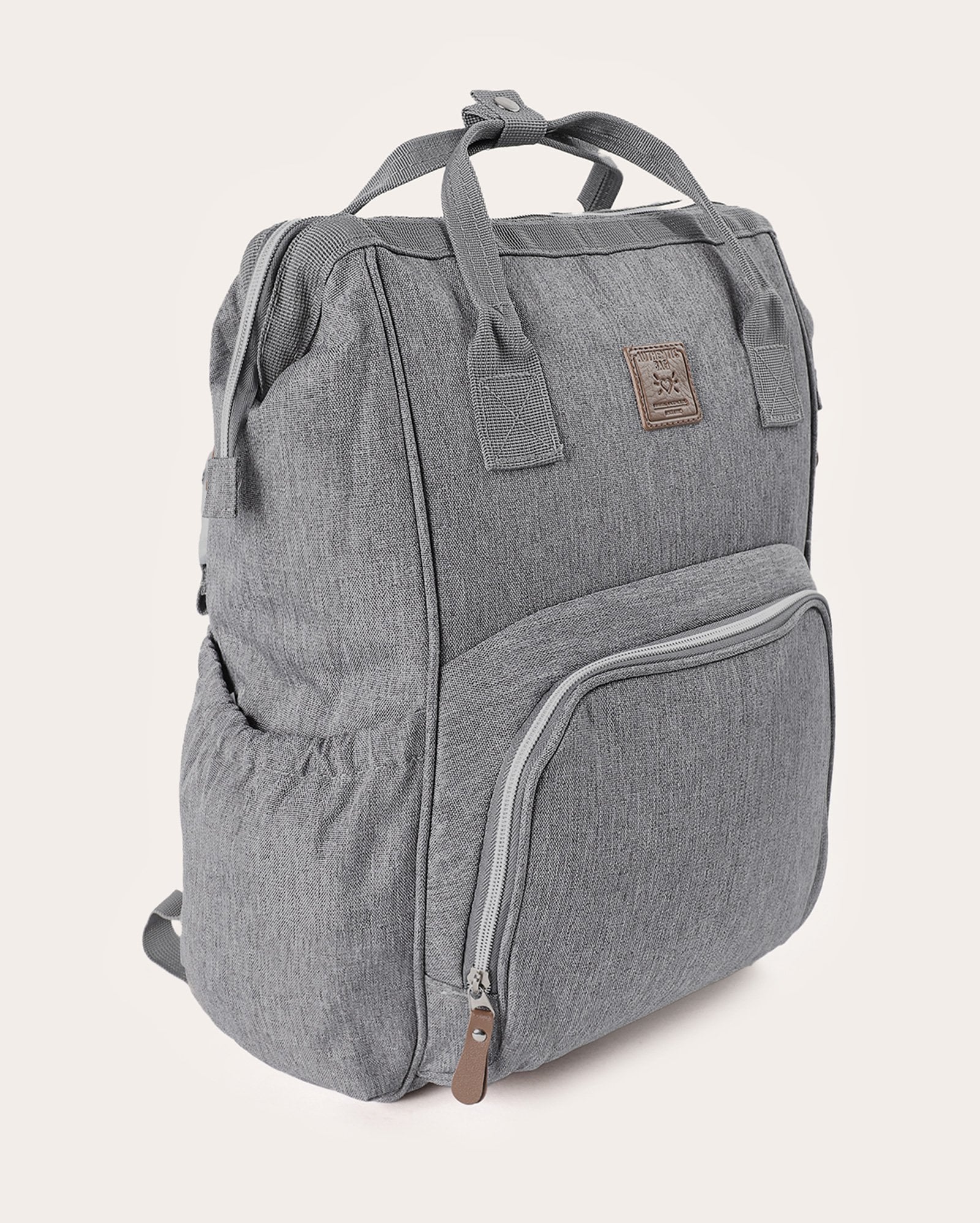 Riachuelo | Mochila feminina mommy bag com divisórias - cinza