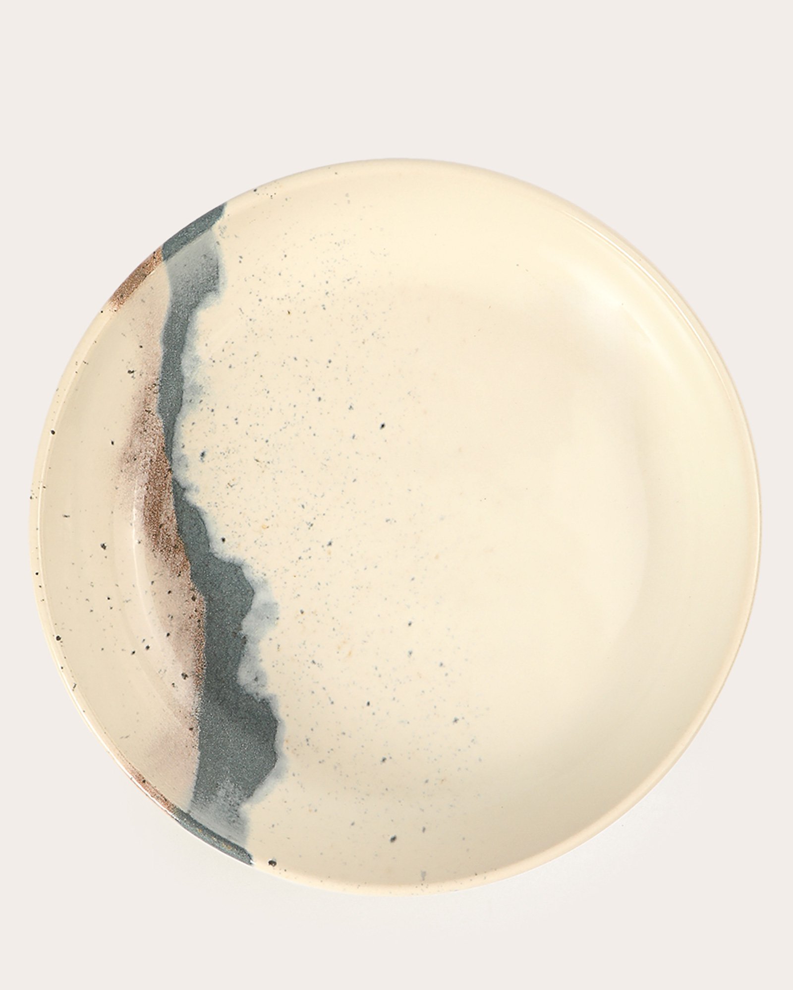 Prato fundo de cerâmica Ondina 21cm - multicor | Casa Riachuelo