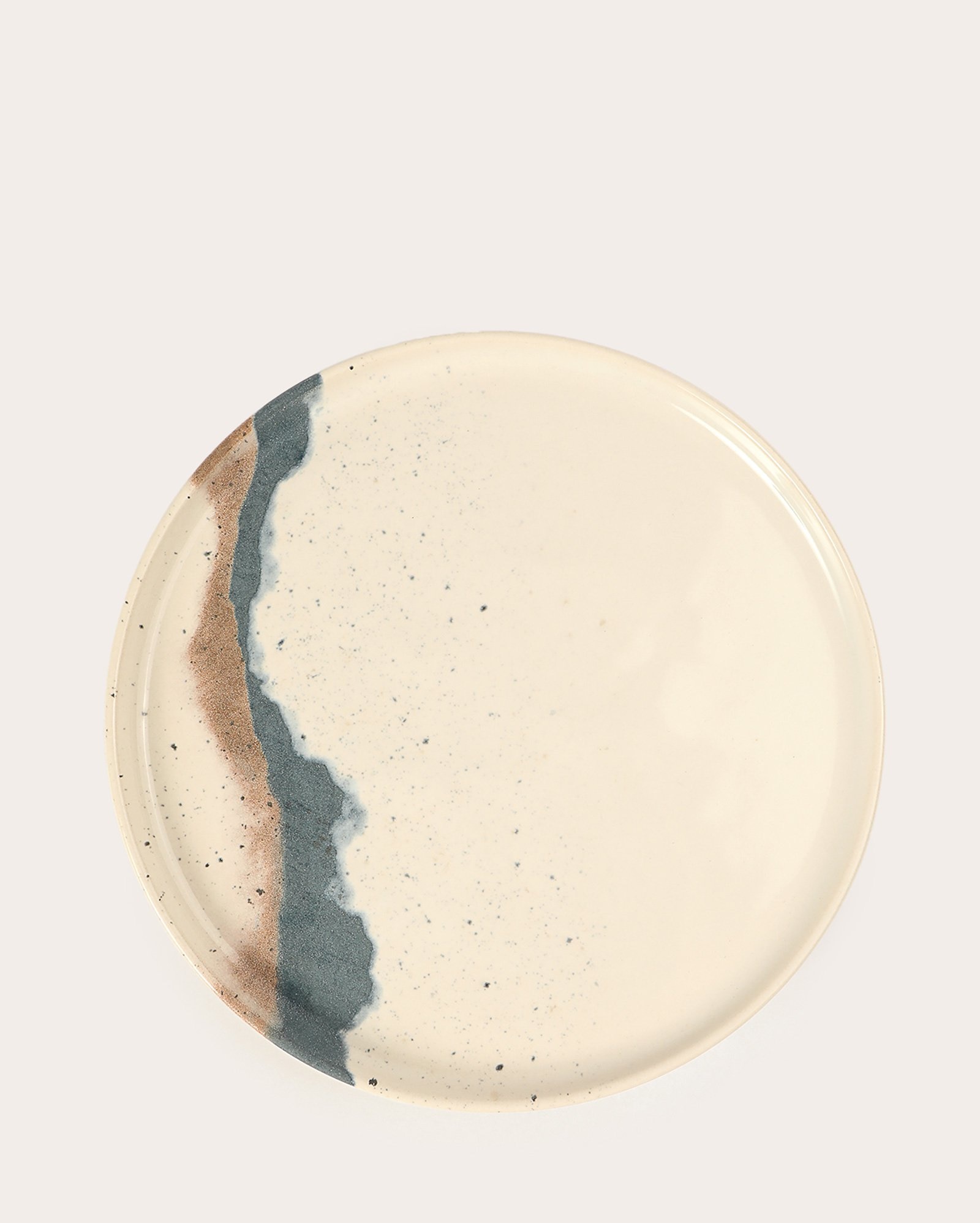 Prato de sobremesa cerâmica Ondina 21cm - multicor | Casa Riachuelo