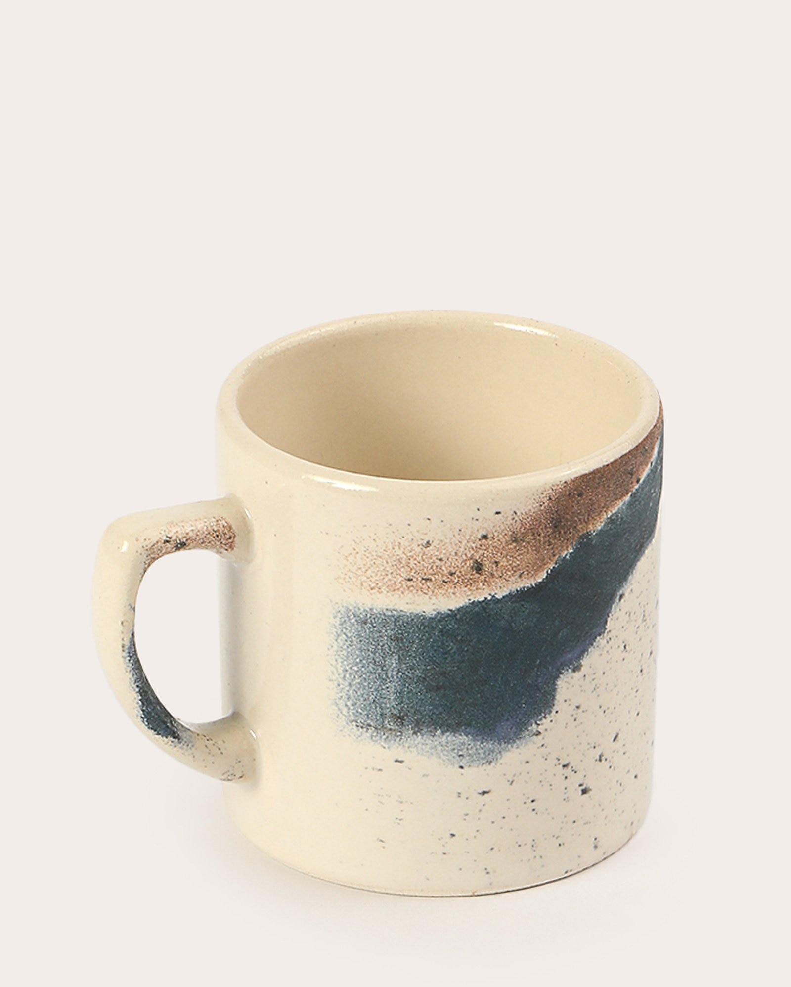 Caneca mini de cerâmica Ondina 110ml - multicor | Casa Riachuelo