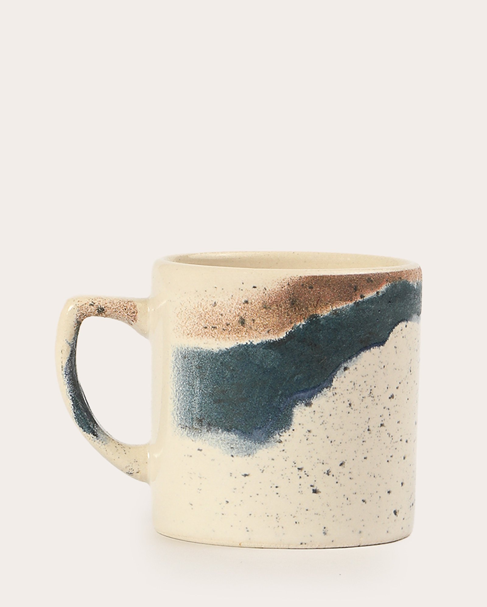 Caneca mini de cerâmica Ondina 110ml - multicor | Casa Riachuelo