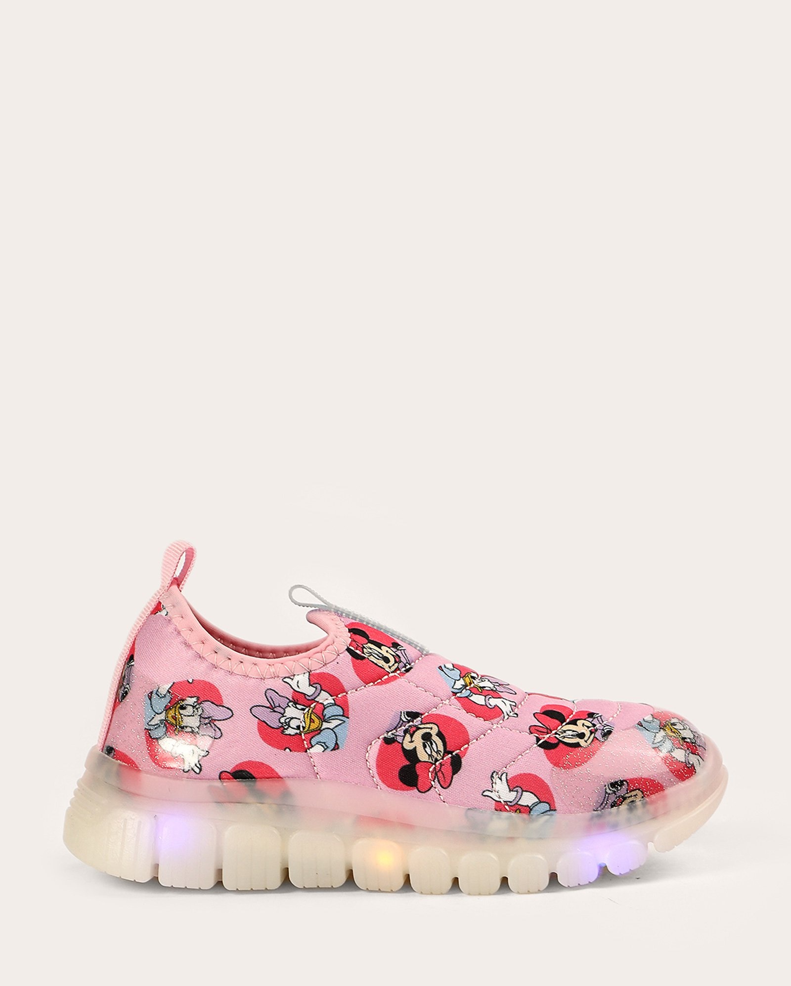 Tênis infantil Minnie led rosa | Disney