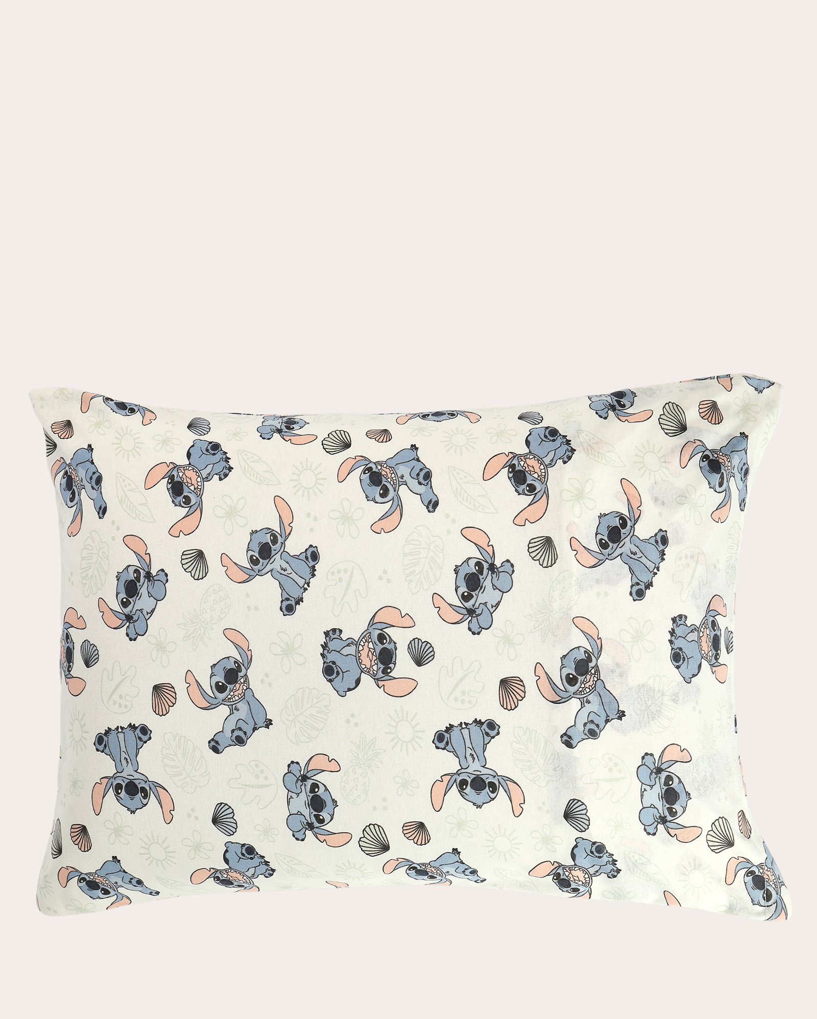 Jogo de cama solteiro 2 peças soft touch Stitch branco | Disney