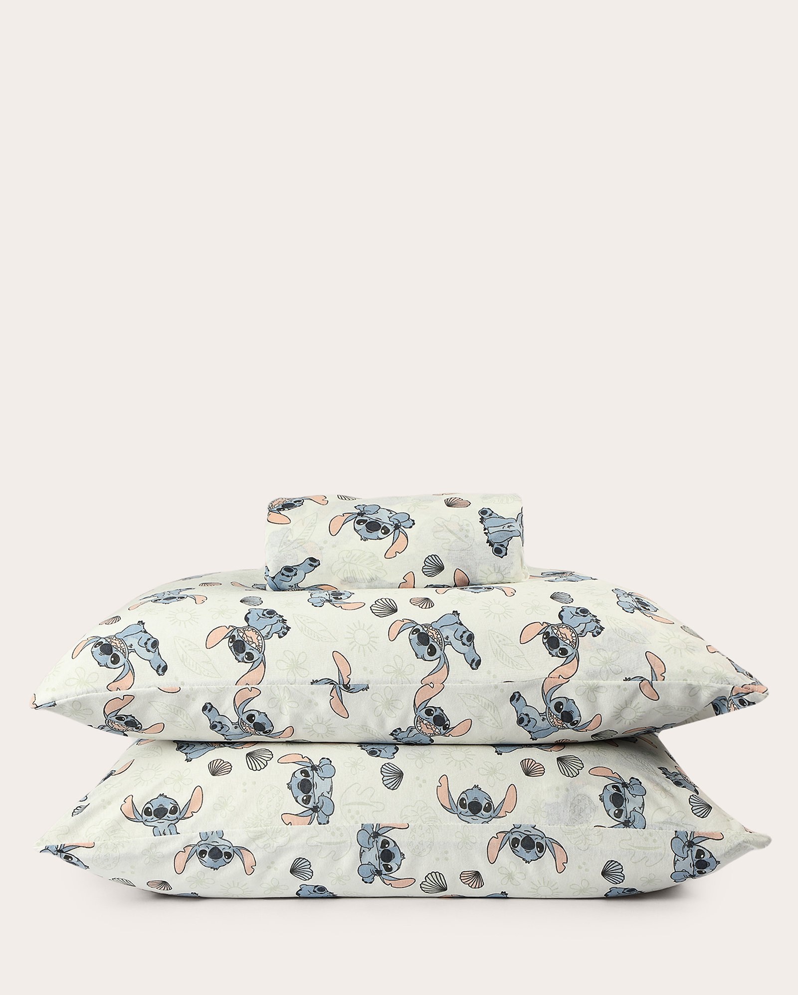 Jogo de cama casal 3 peças malha Stitch branco | Casa Riachuelo