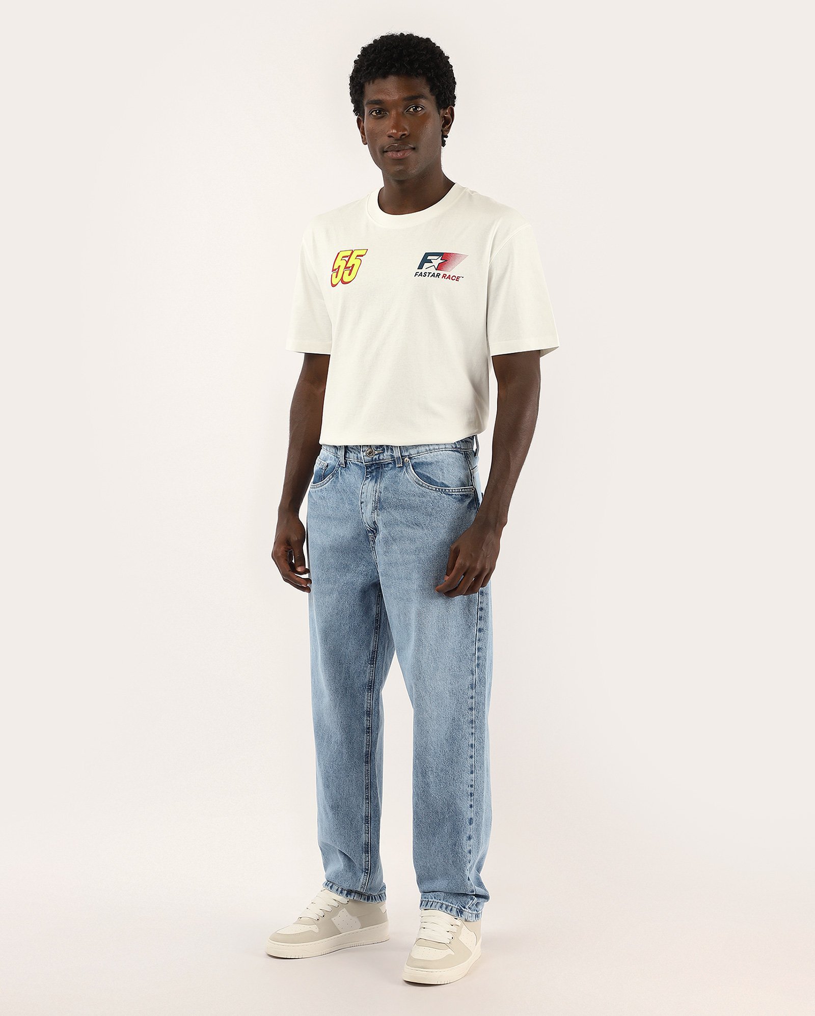 Calça black jeans masculina baggy estonada - Jeans Médio | Pool Jeans
