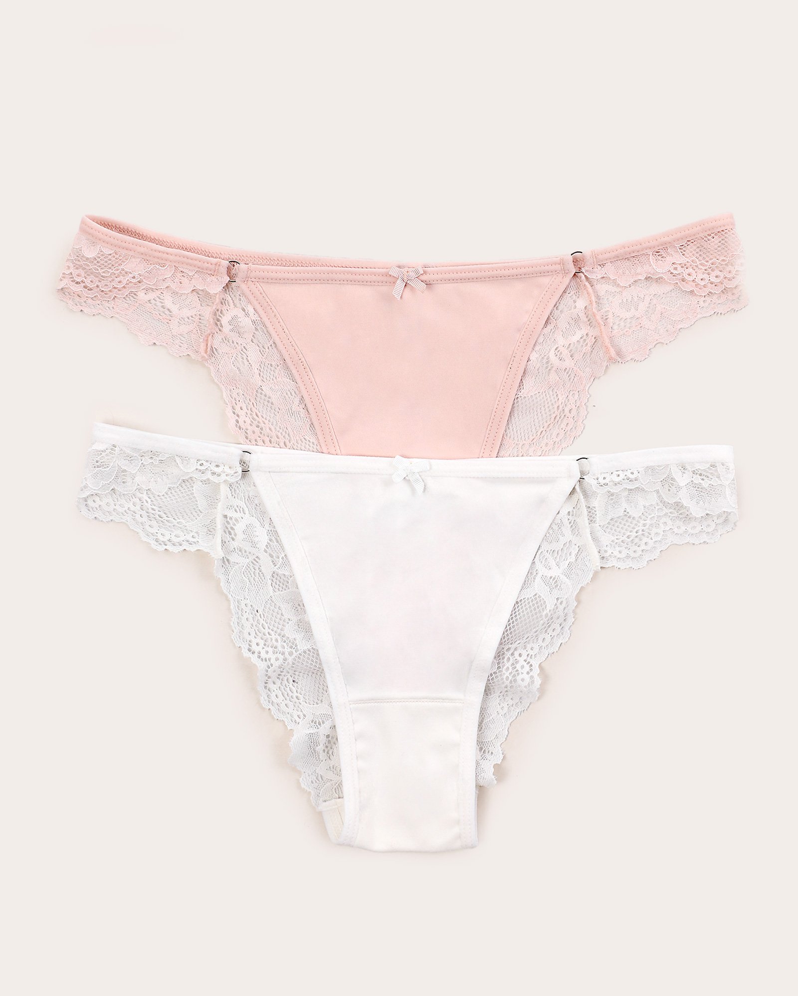 Kit calcinha biquíni rendada multicor