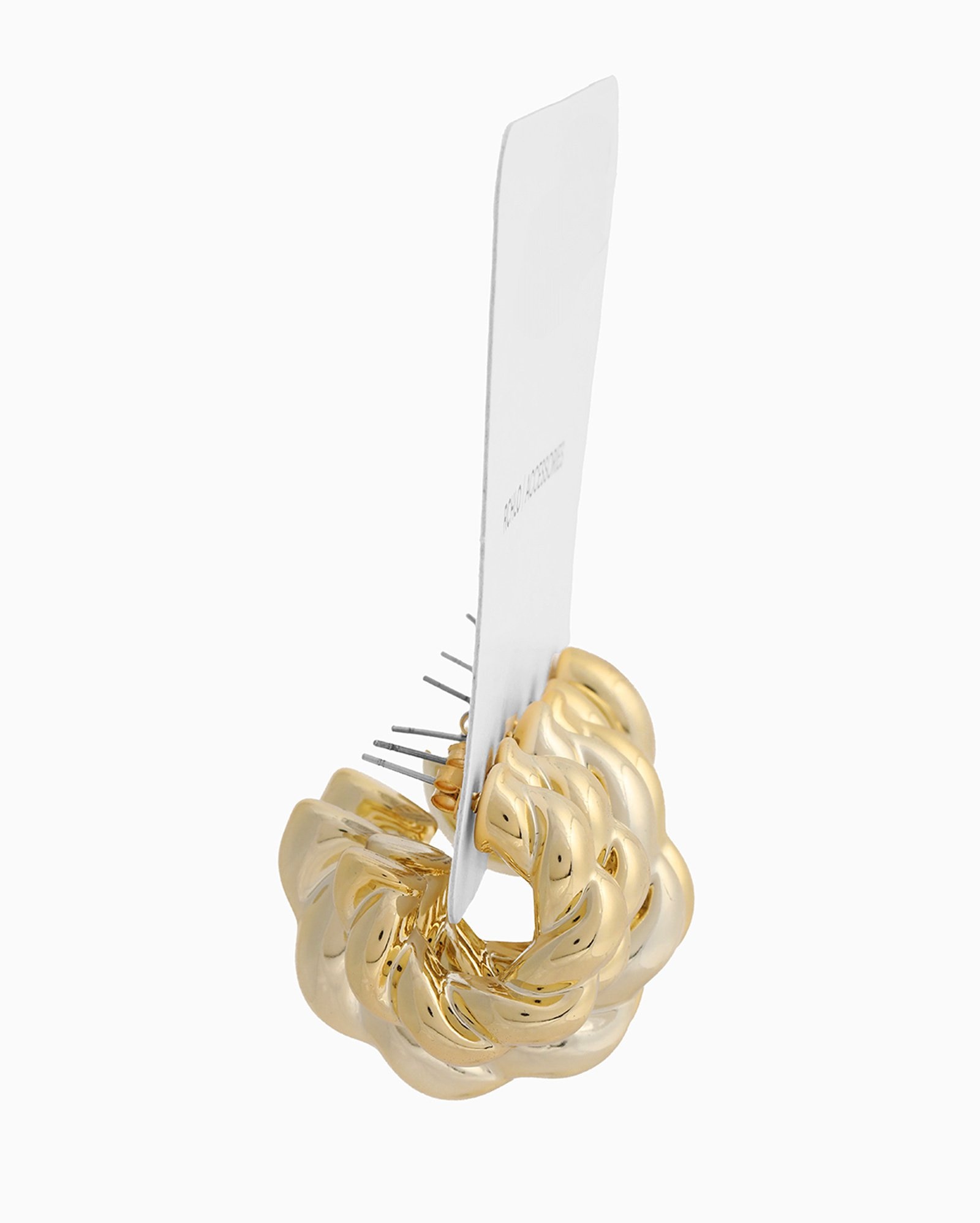 Kit brinco feminino 3 pares diversos torcido dourado | Accessori