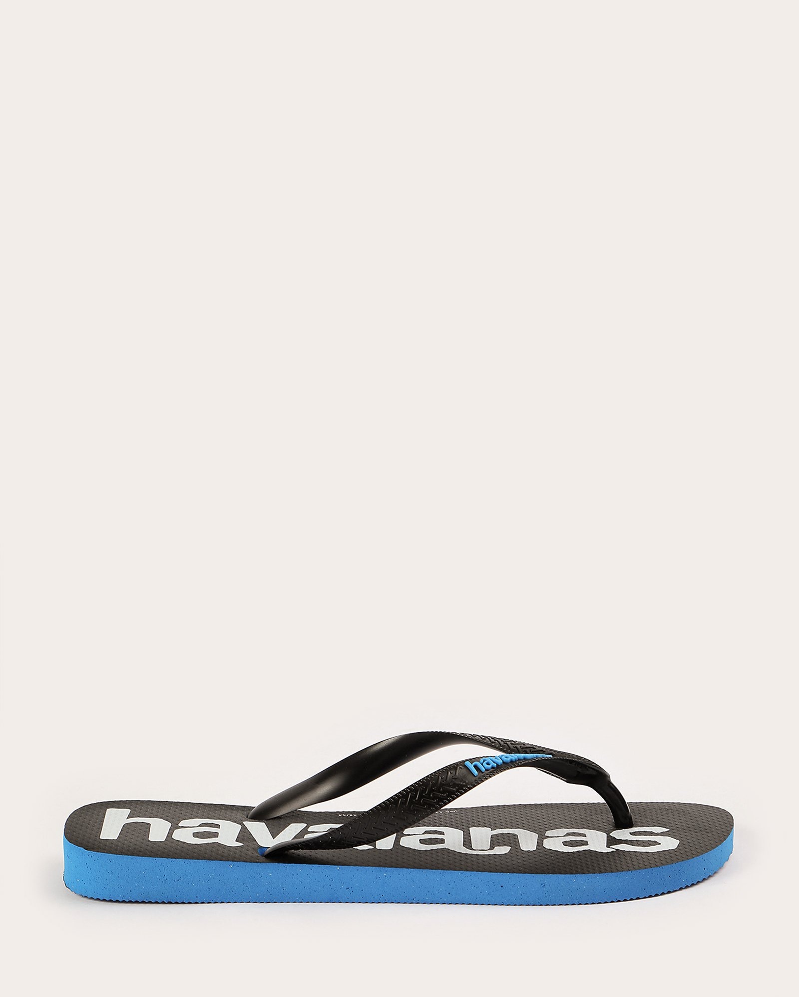 Chinelo masculino com tiras e estampa preto | Havaianas