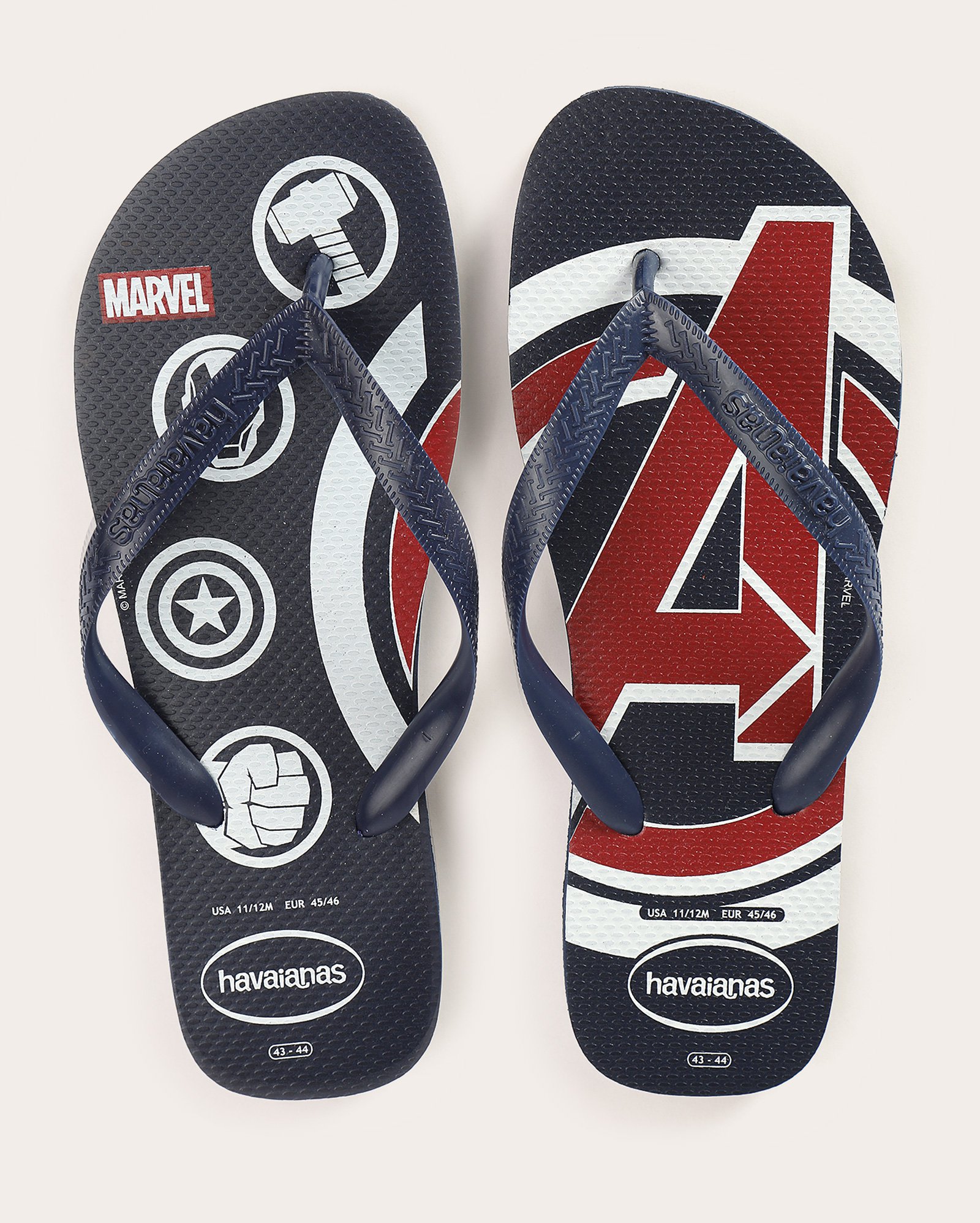 Chinelo masculino Marvel Capitão América azul | Havaianas