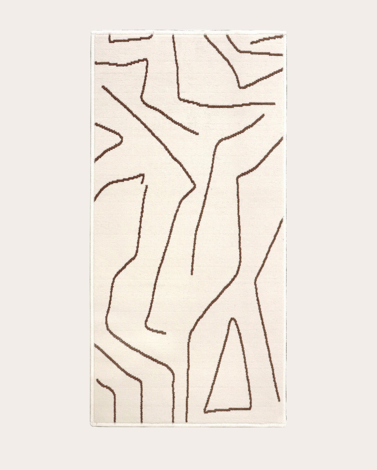 Tapete retangular new velvet Max 50x100cm bege | Casa Riachuelo
