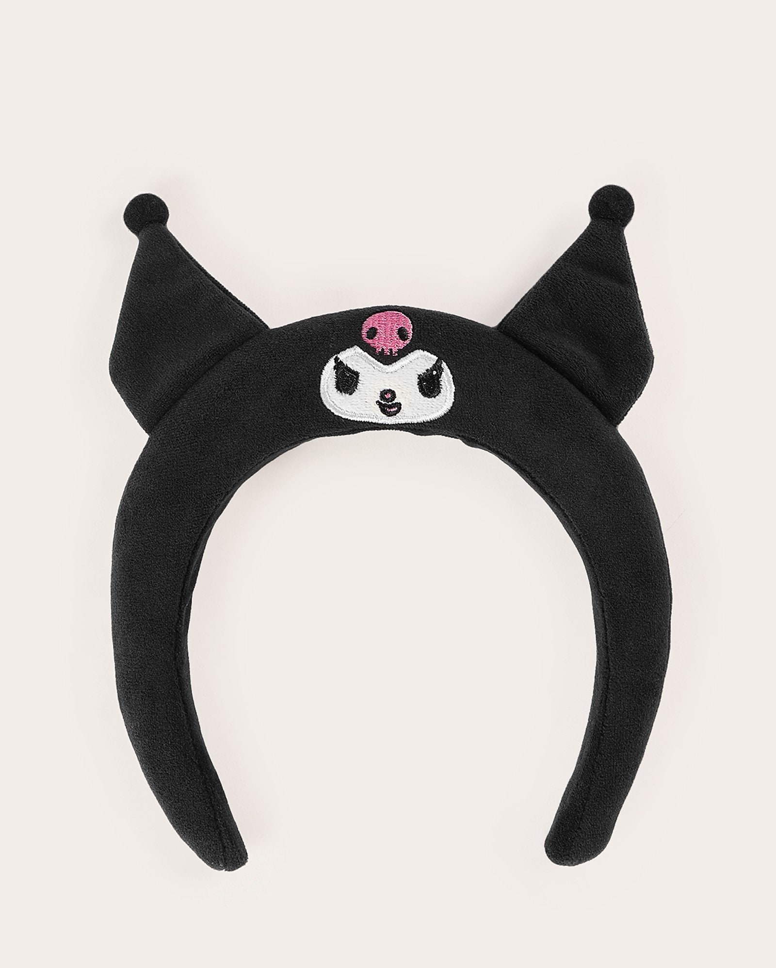 Tiara infantil peluciada Kuromi - preta | Sanrio