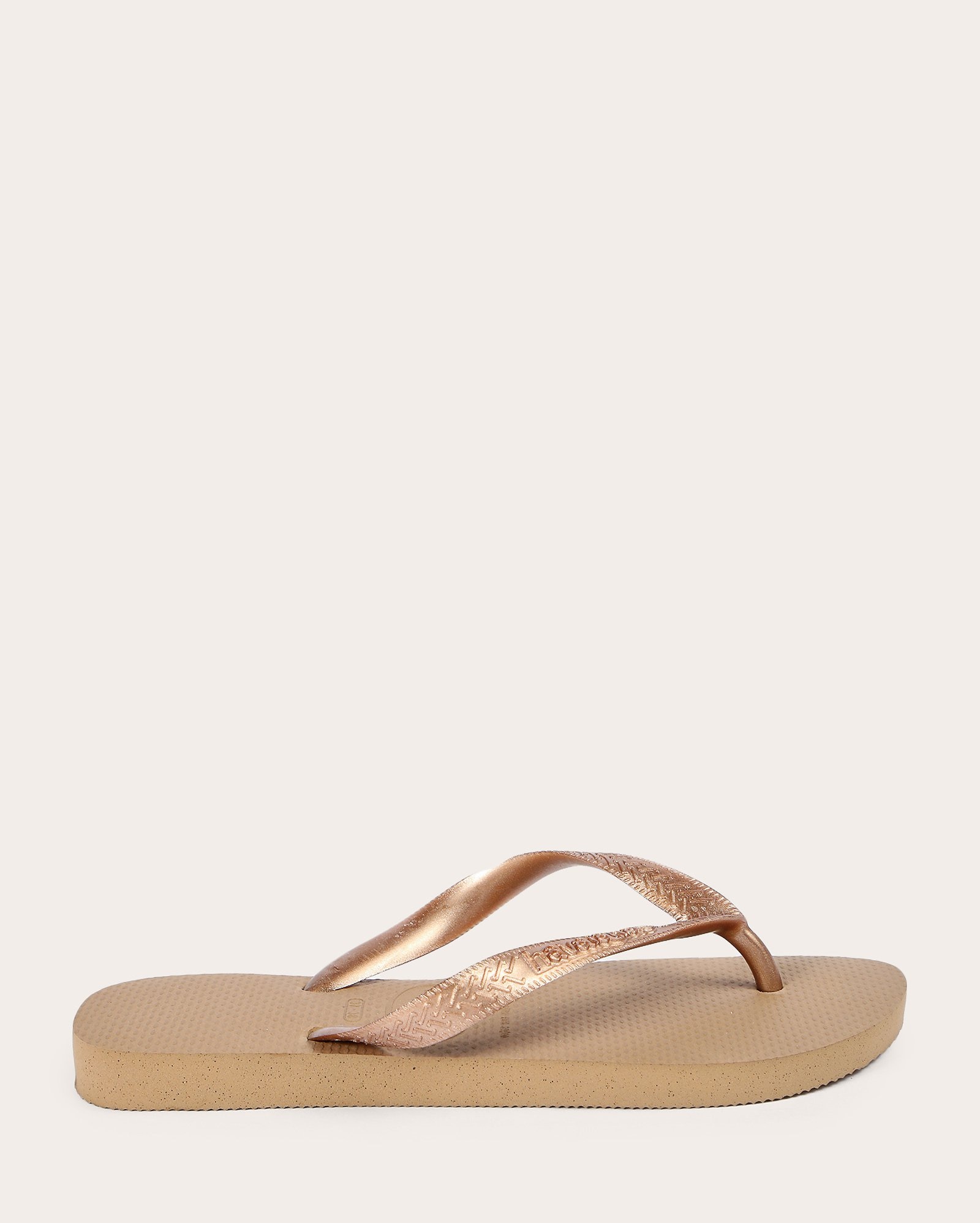 Chinelo feminino Top tiras bronze | havaianas