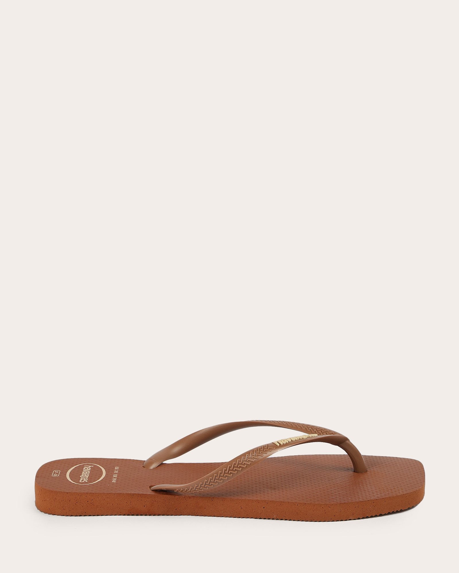 Chinelo feminino Slim Square marrom | Havaianas