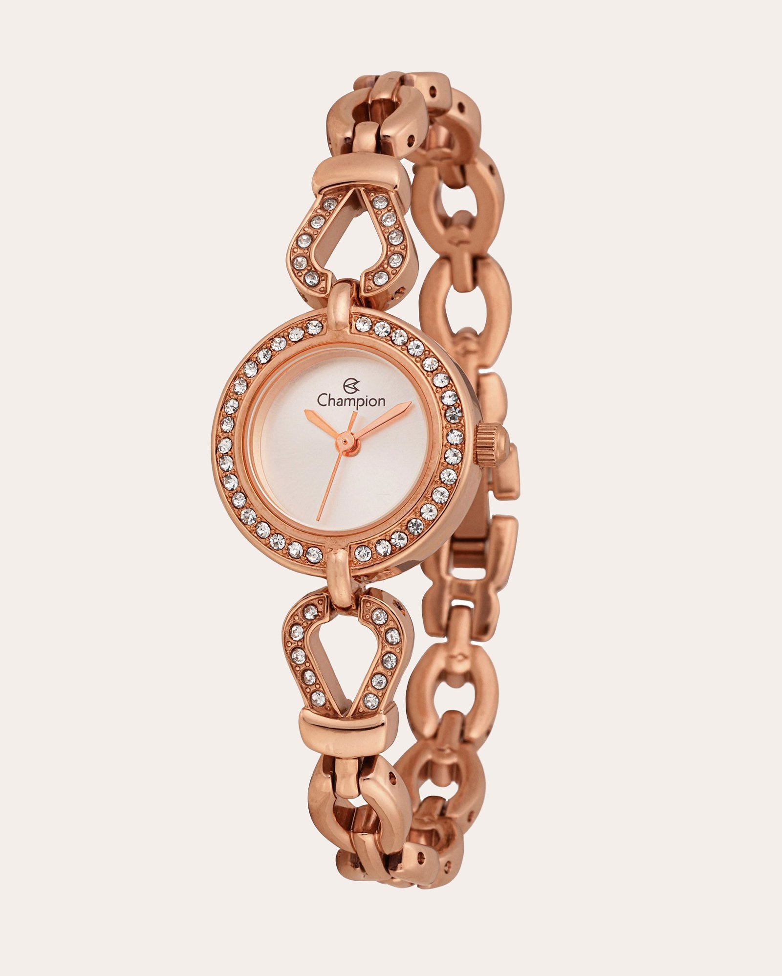 Relógio analógico feminino CF25670Z rosê | Champion
