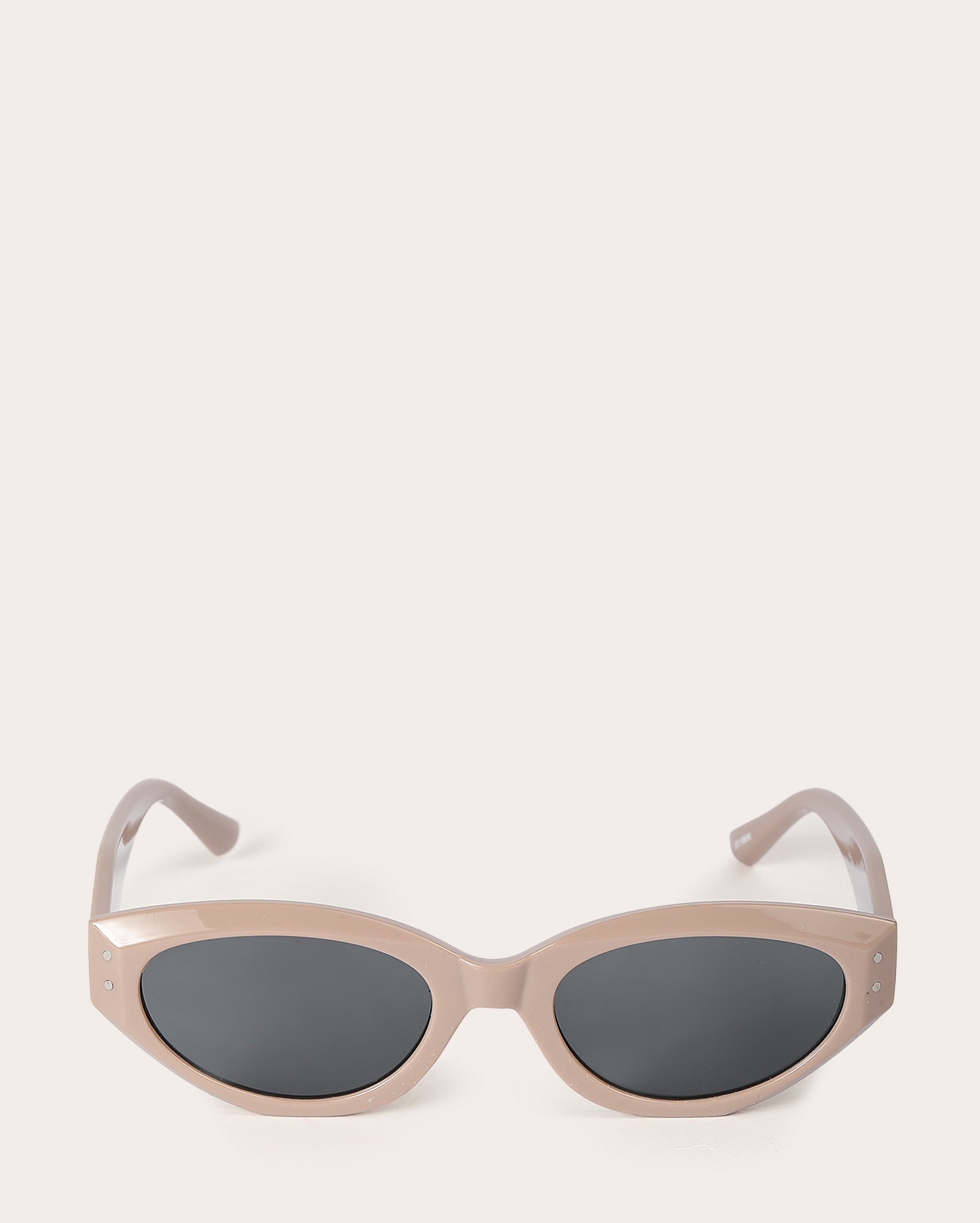 Óculos de sol feminino gatinho bege