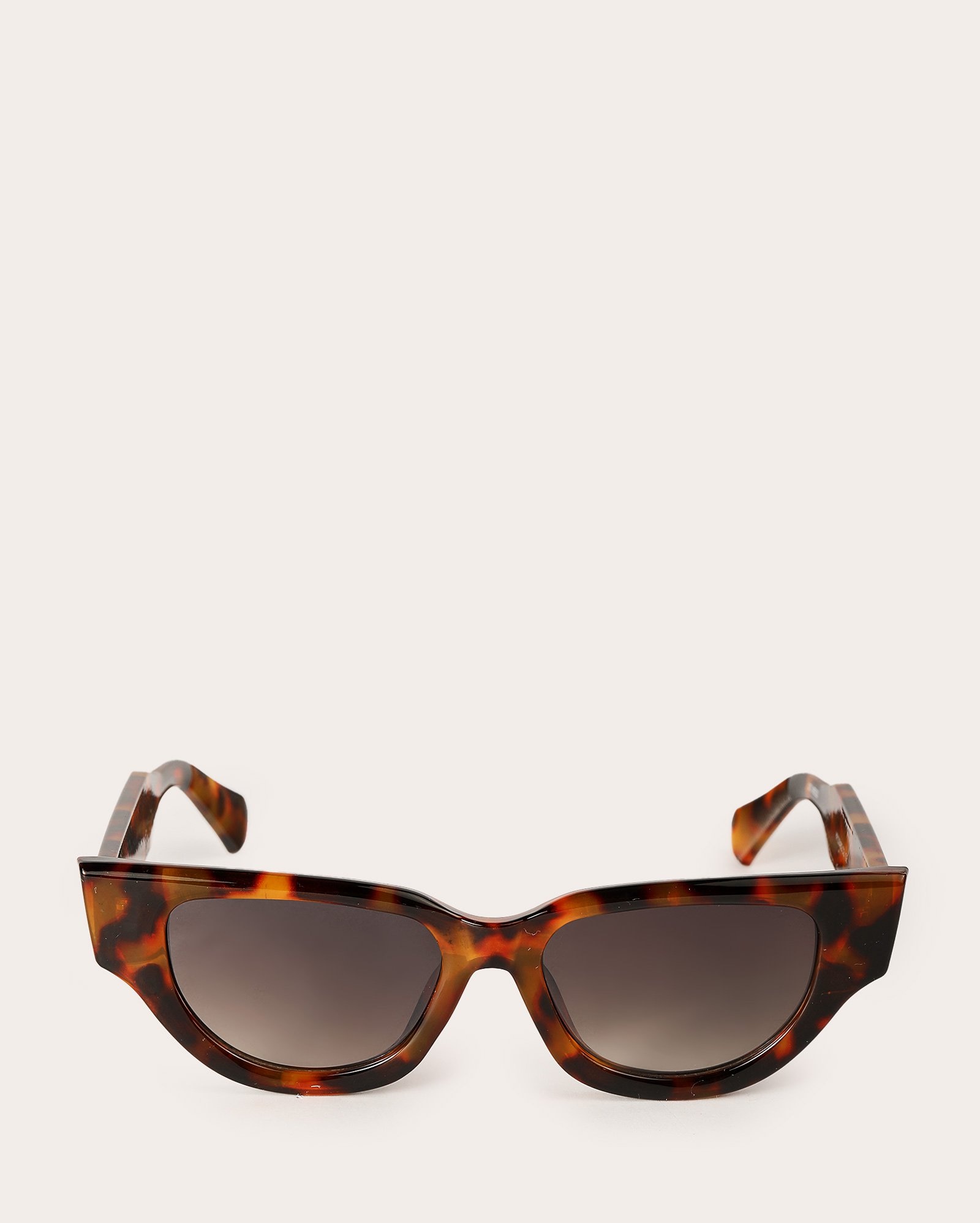 Óculos de sol feminino gatinho geométrico tartaruga marrom