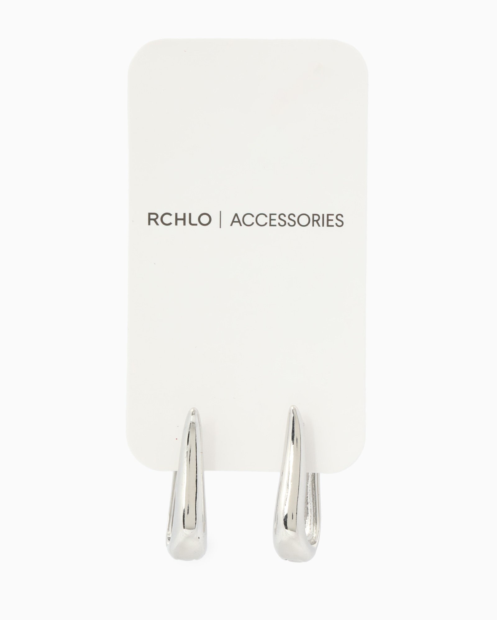 Brinco feminino gota longa prata