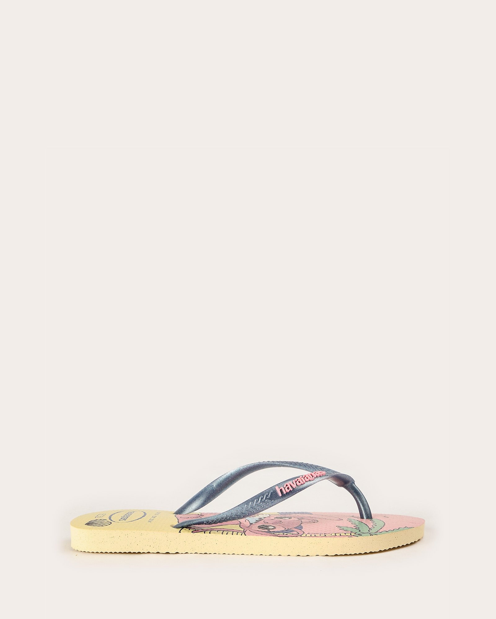 Chinelo infantojuvenil slim Angel e Stitch - multicor | Havaianas