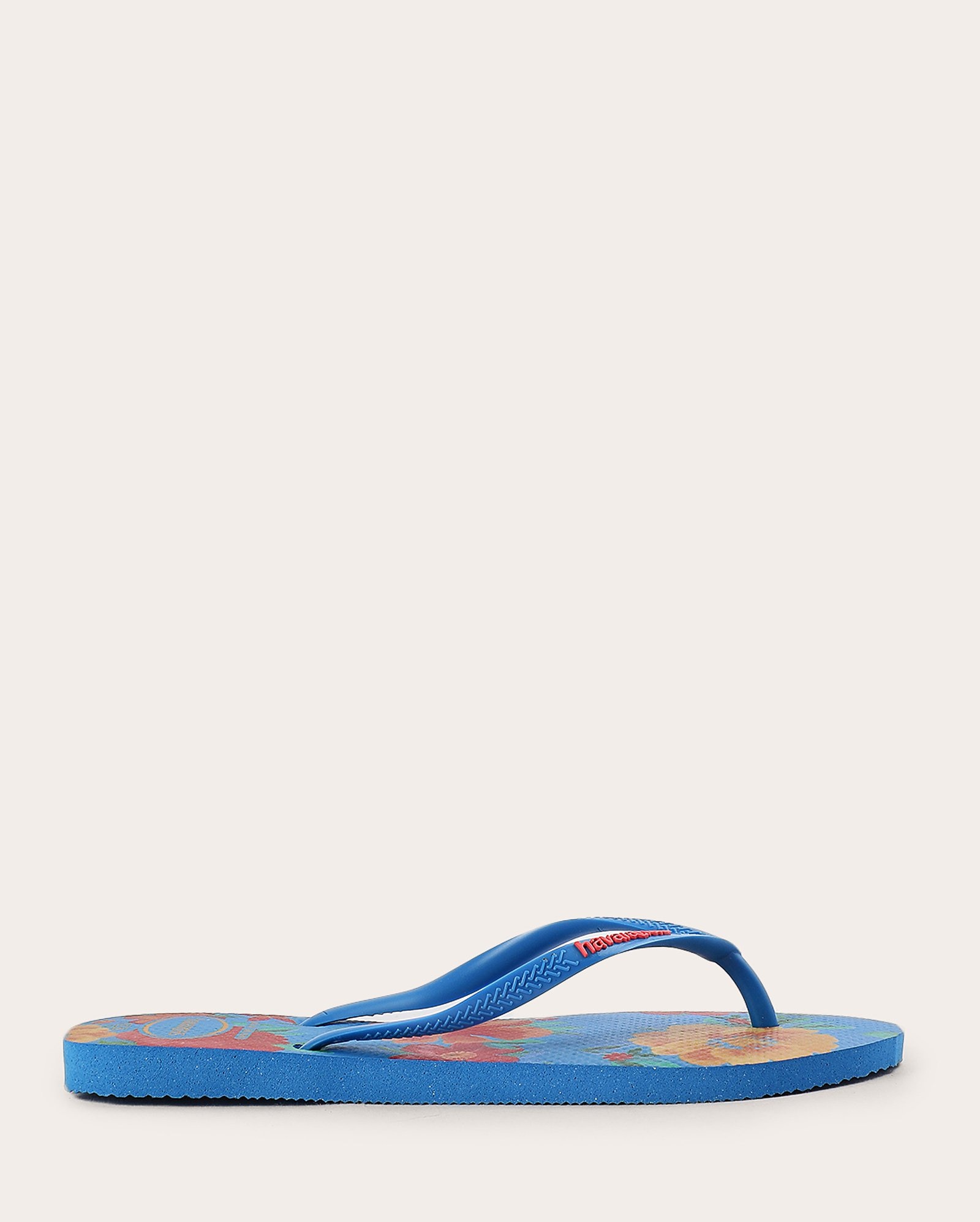 Chinelo Feminino Estampado Floral Azul | Havaianas