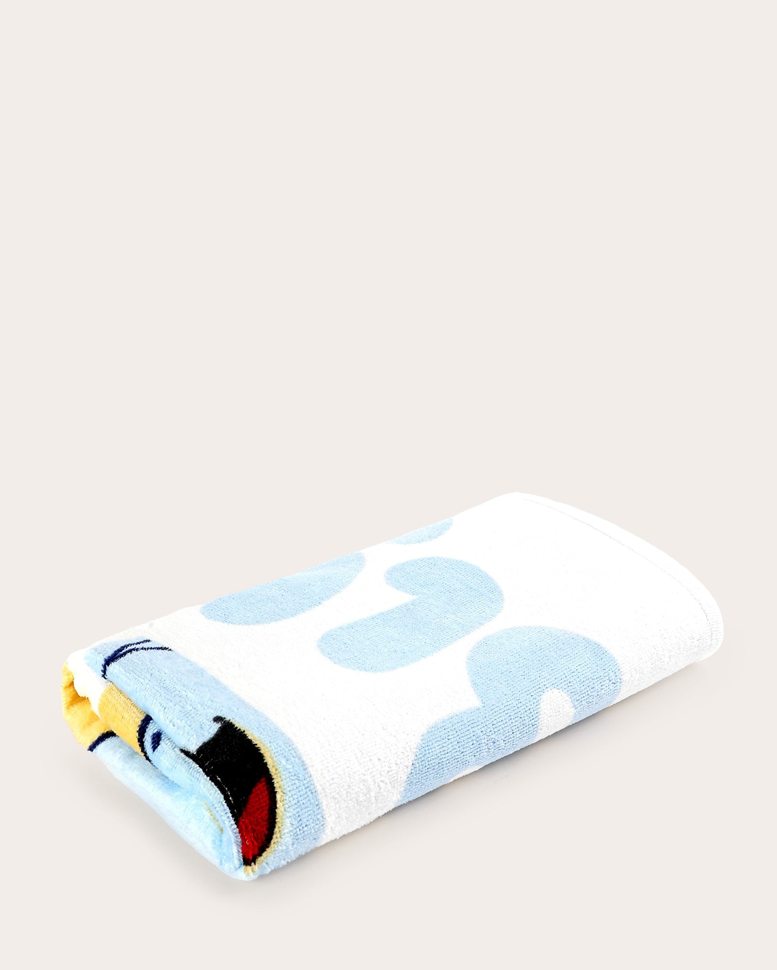 Toalha de banho infantil velour Bluey branca | Casa Riachuelo