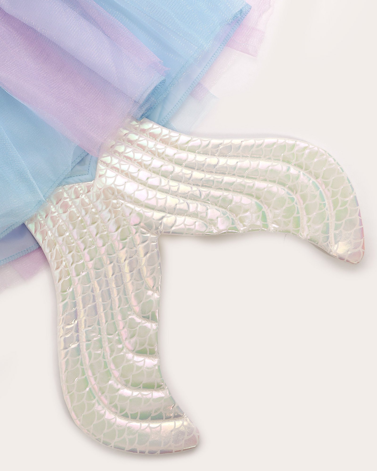Vestido infantil em tule sereia com cauda 2-10A - multicor — foto 3