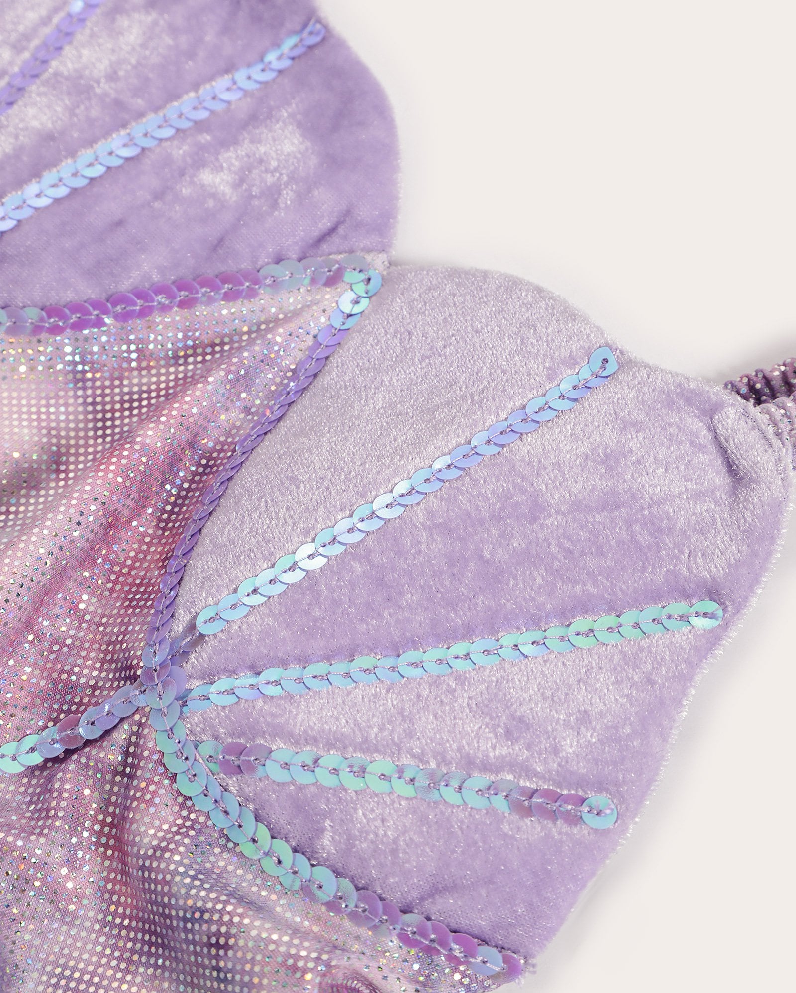 Vestido infantil em tule sereia com cauda 2-10A - multicor — foto 2