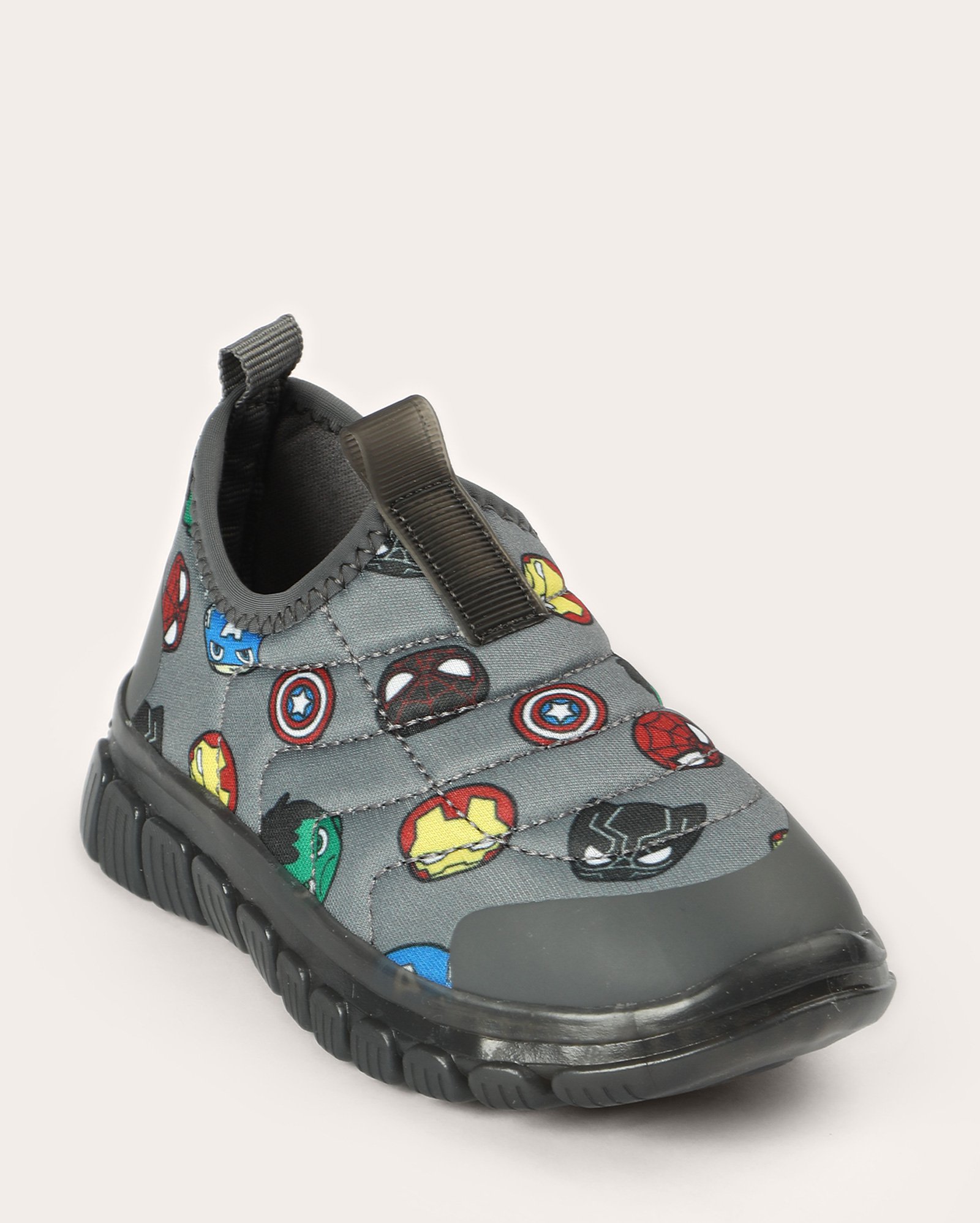Tênis infantil Os Vingadores com LED cinza | Marvel