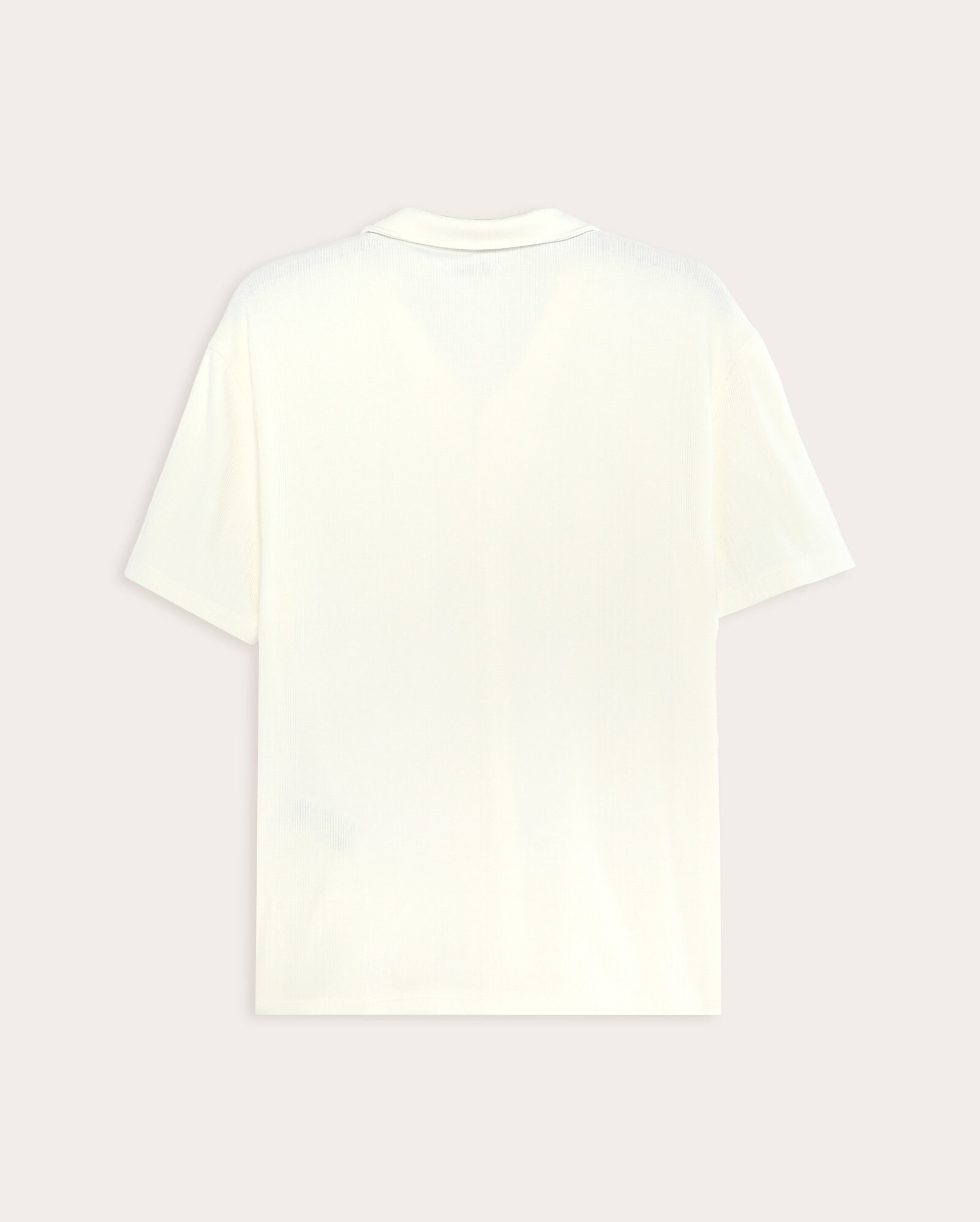 Camisa juvenil texturizada malha crepe - off-white — foto 4
