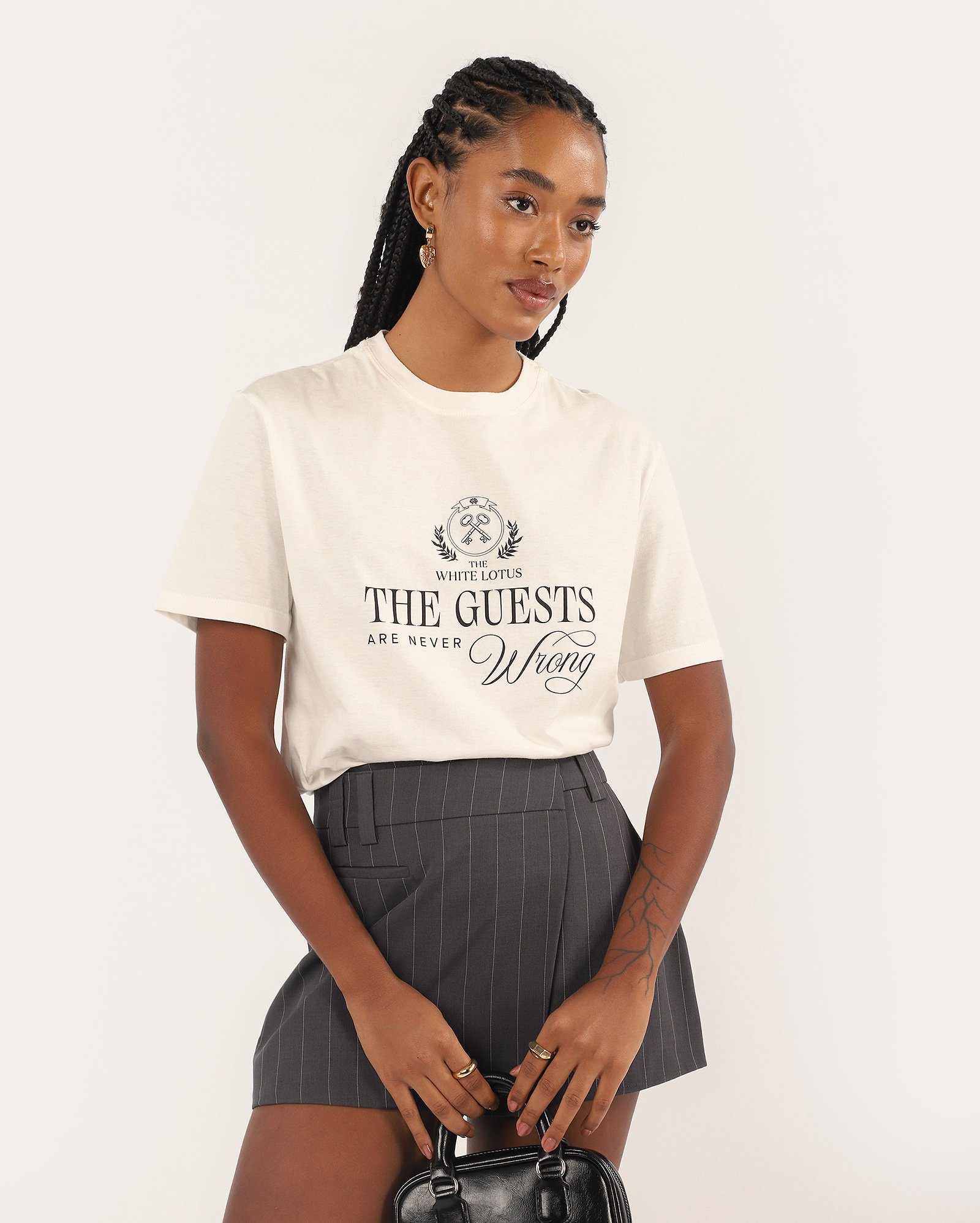 Camiseta feminina regular The White Lotus - off-white | HBO