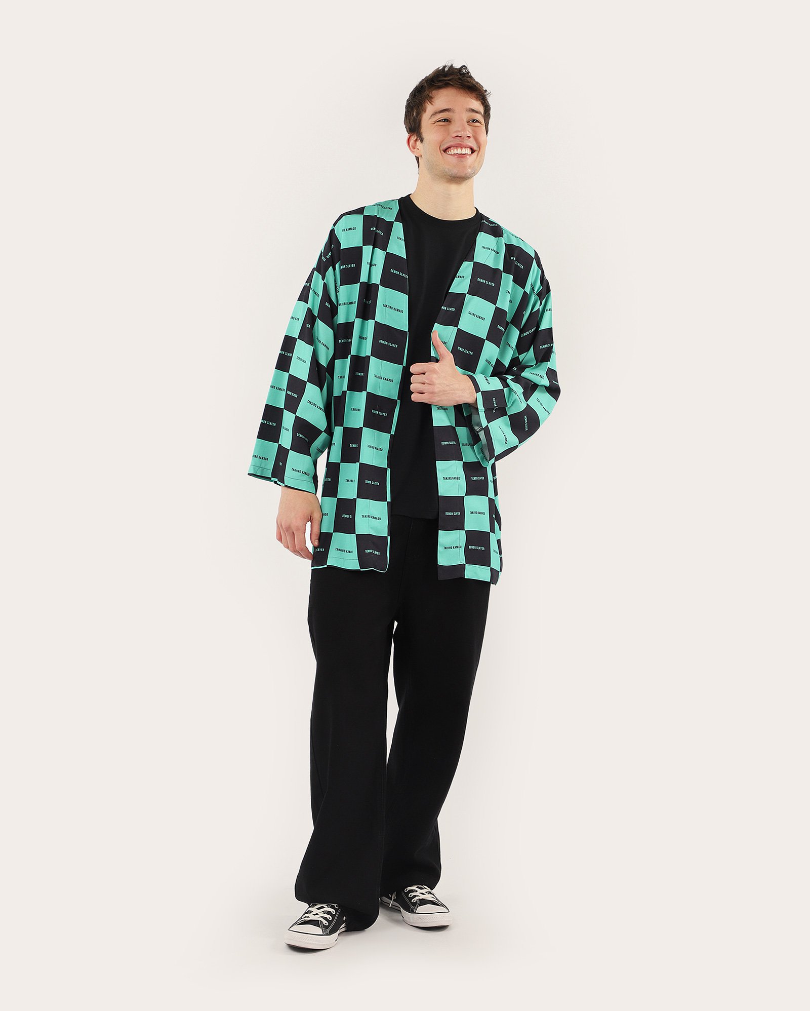 Kimono masculino Tanjiro Demon Slayer - multicor | FANLAB — foto 2