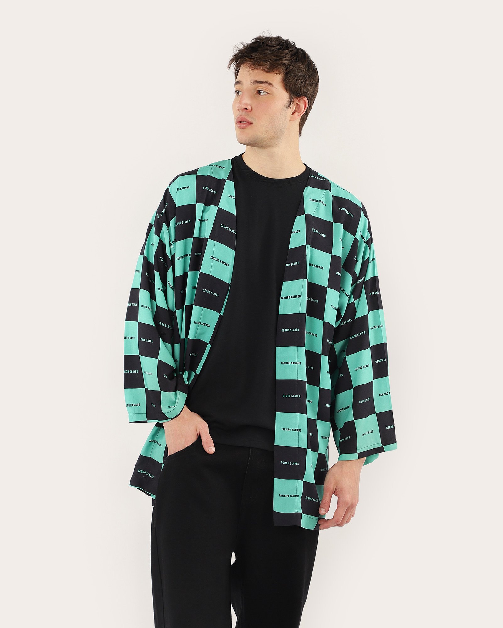 Kimono masculino Tanjiro Demon Slayer - multicor | FANLAB
