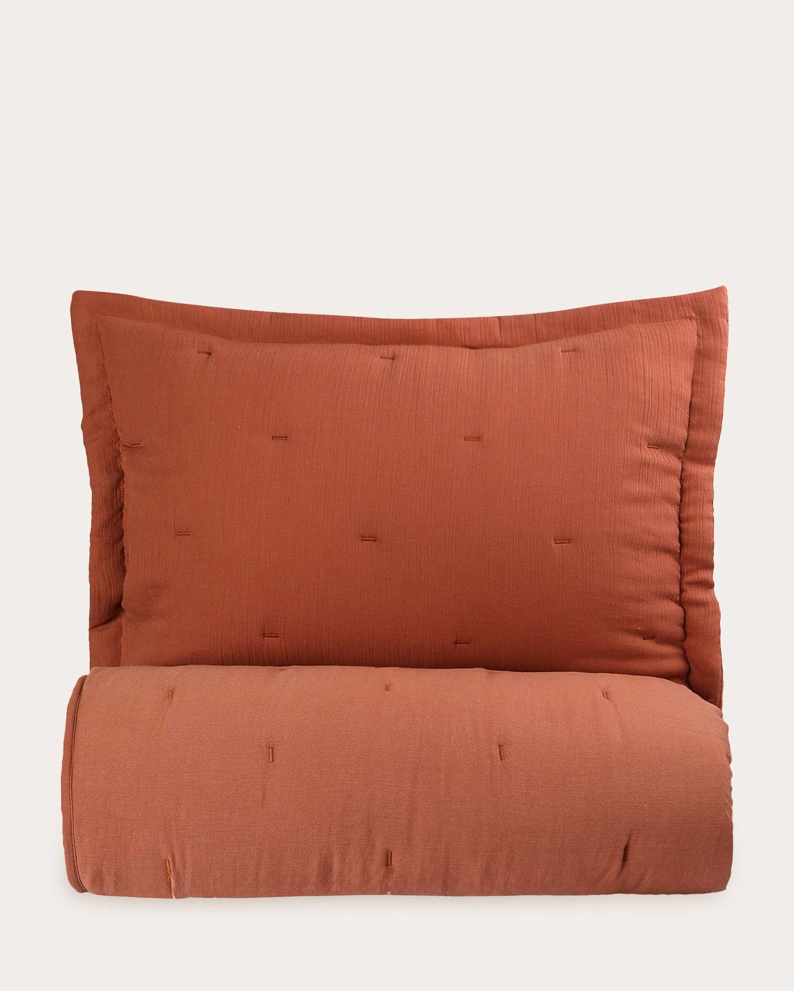 Kit colcha solteiro 2 peças Design Washed - laranja | Casa Riachuelo