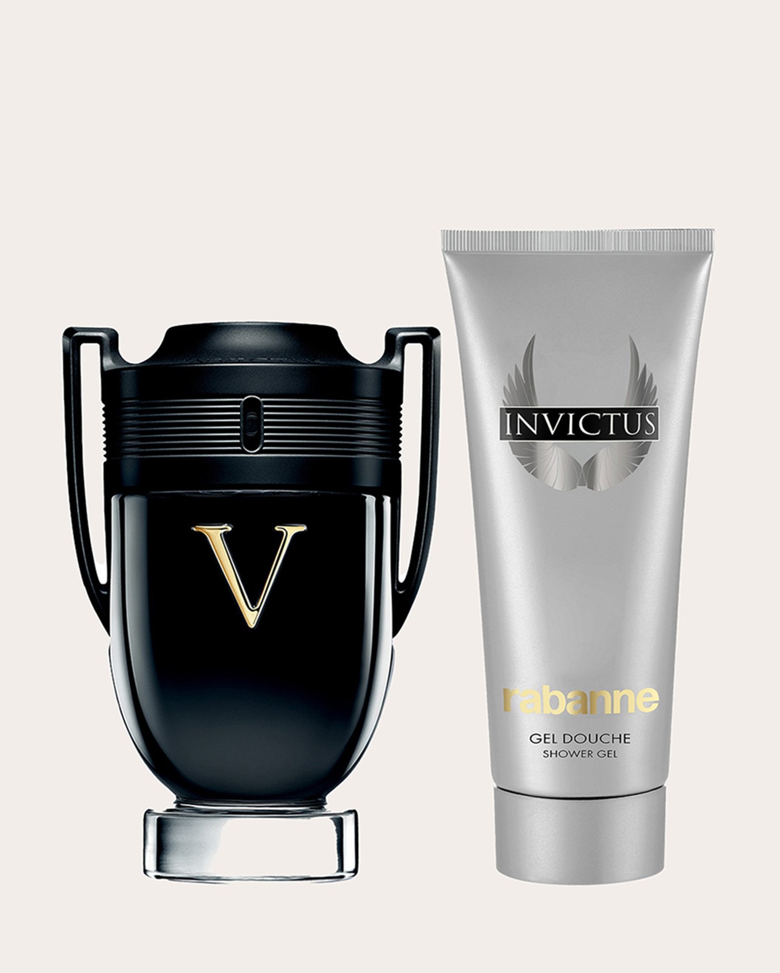 Kit perfume masculino Invictus Victory Extrême EDP 100ml + gel de banho 100ml | Rabanne