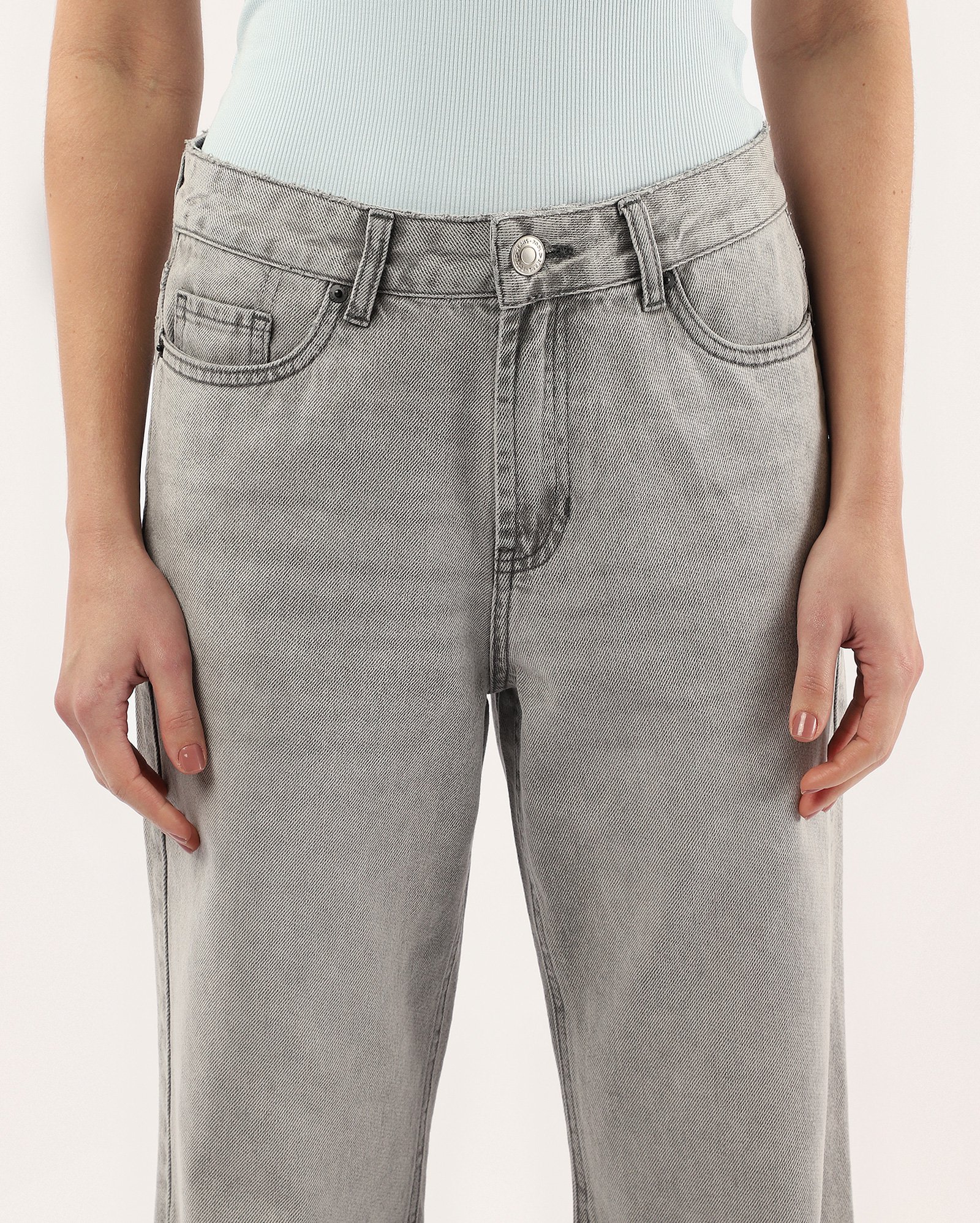 Calça black jeans feminina wide slim estonada | Pool Jeans