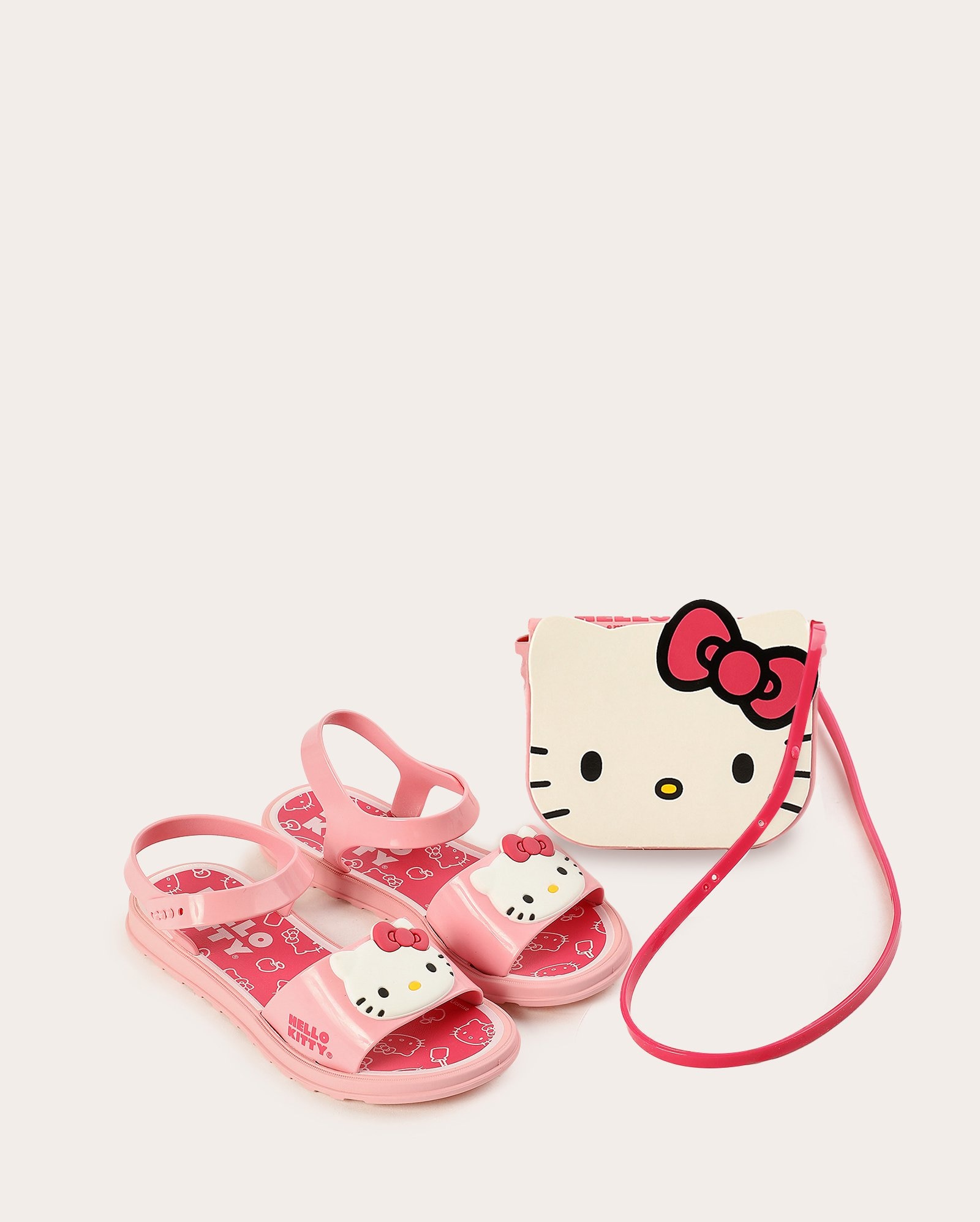 Sandália infantil Hello Kitty + bolsa multicor | Grendene