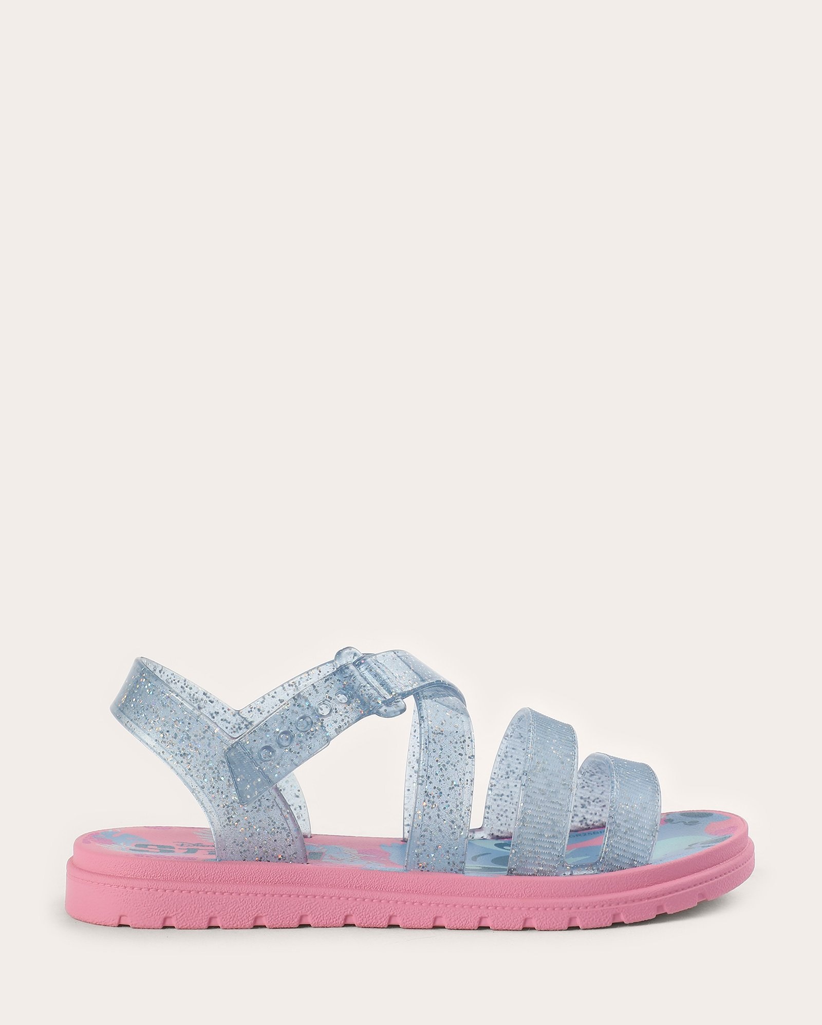 Sandália rasteira infantil Stitch com mochila multicor | Grendene