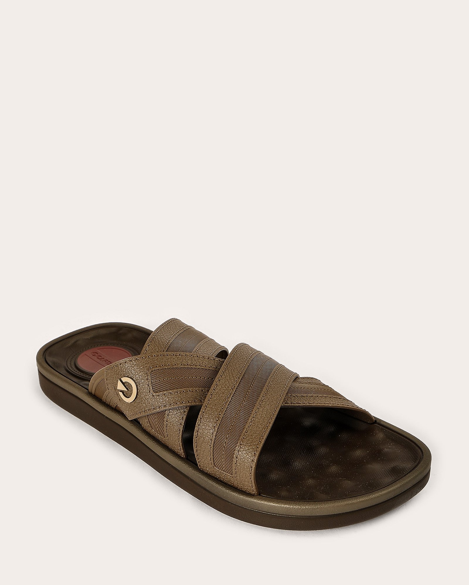 Chinelo masculino slide Cartago Alabama marrom | Grendene