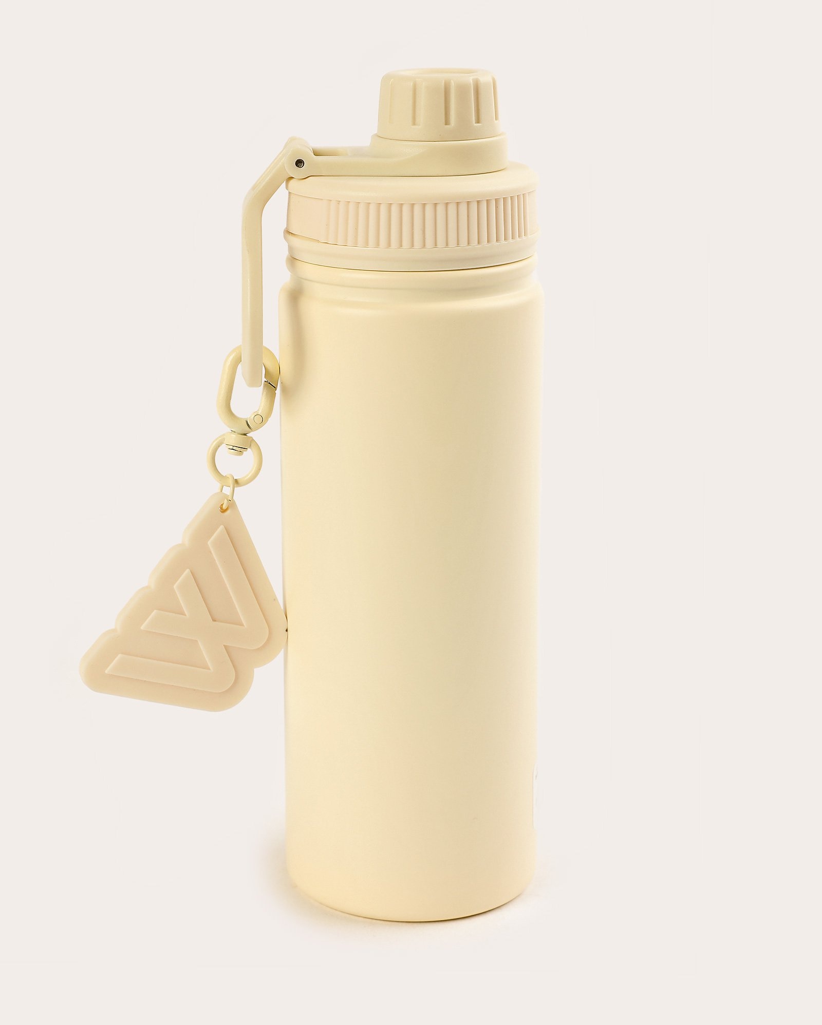 Garrafa squeeze de metal 750ml + chaveiro lettering - Off-white