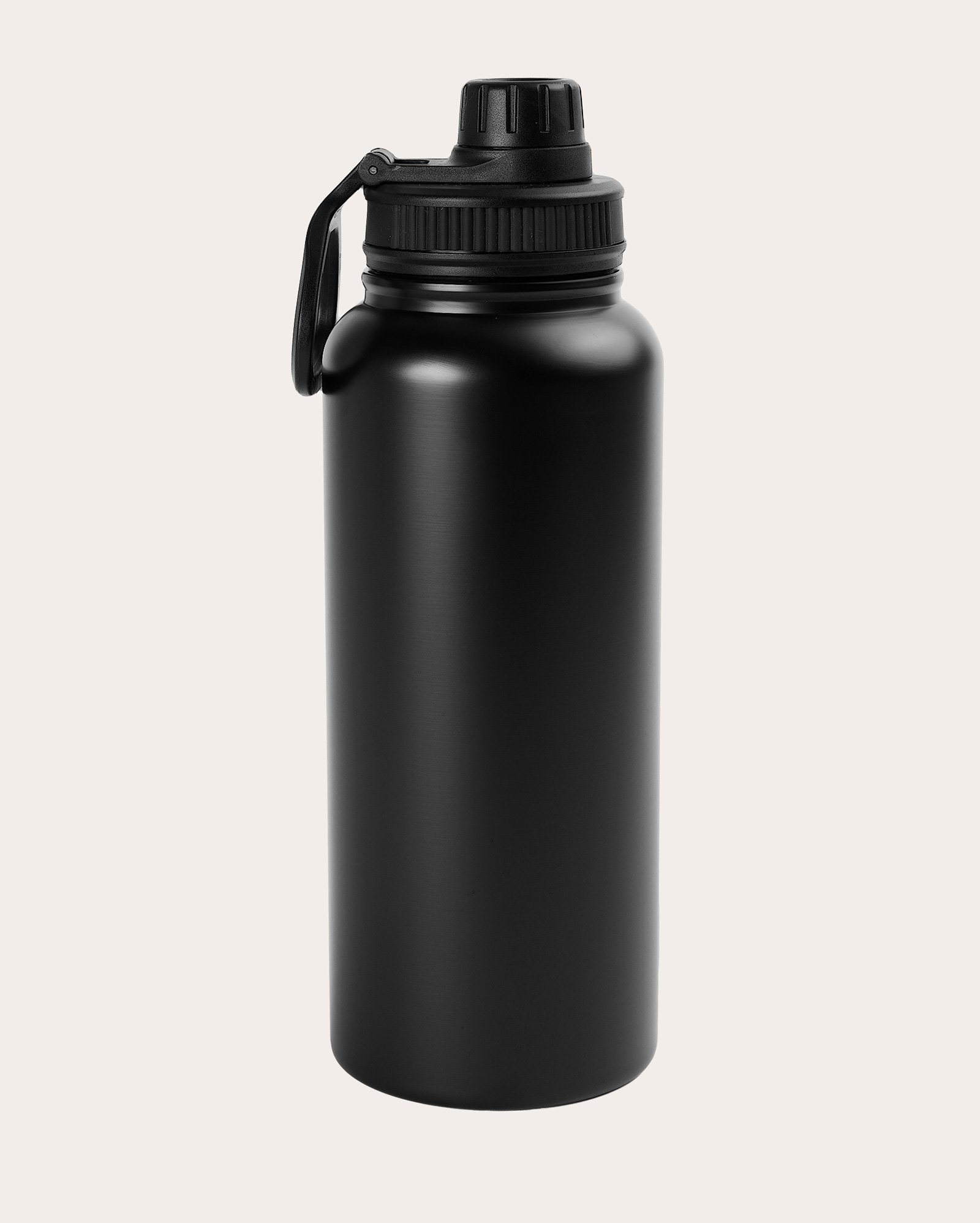 Garrafa squeeze de metal 1litro - preto