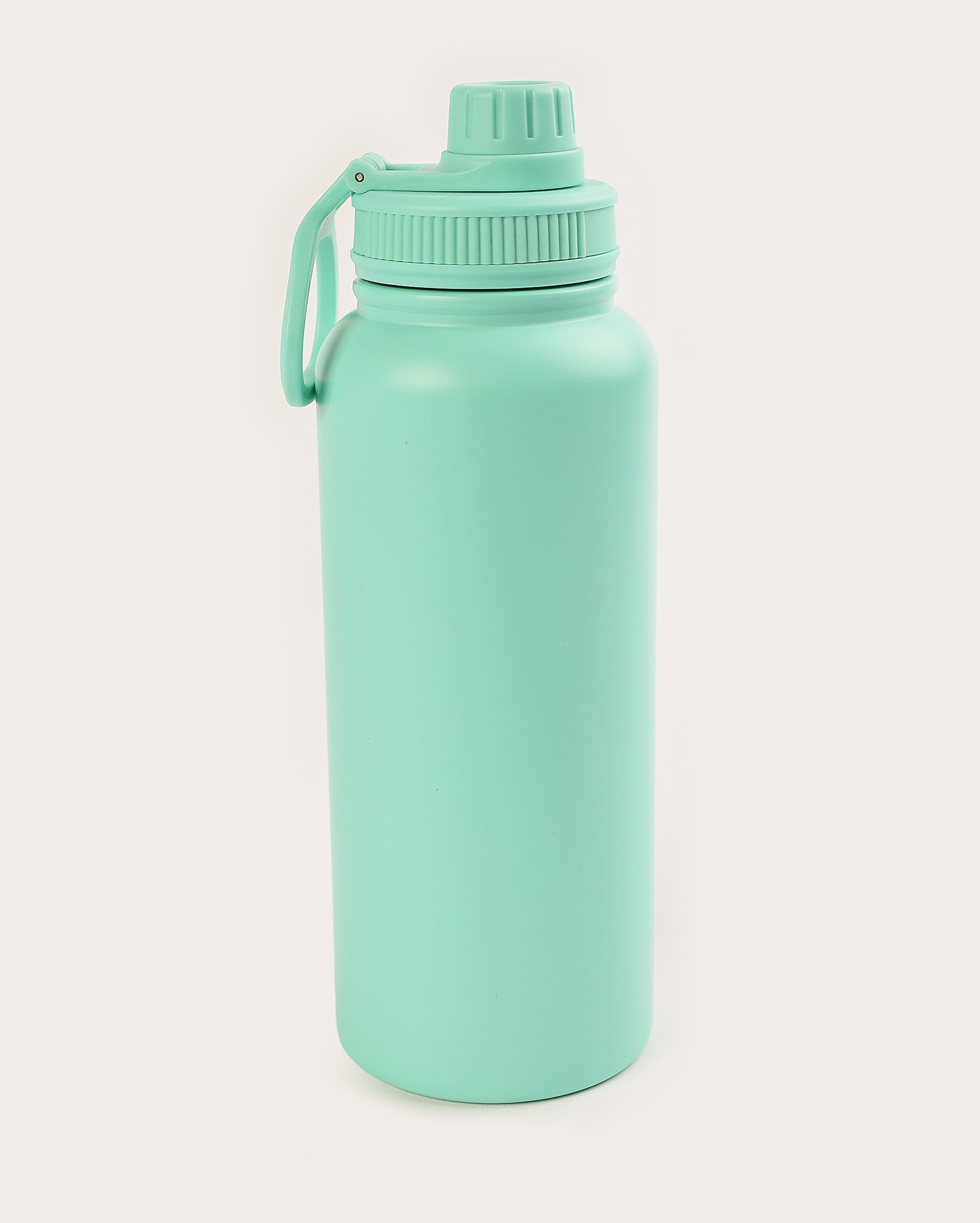 Garrafa squeeze de metal 1L lisa - Verde Água