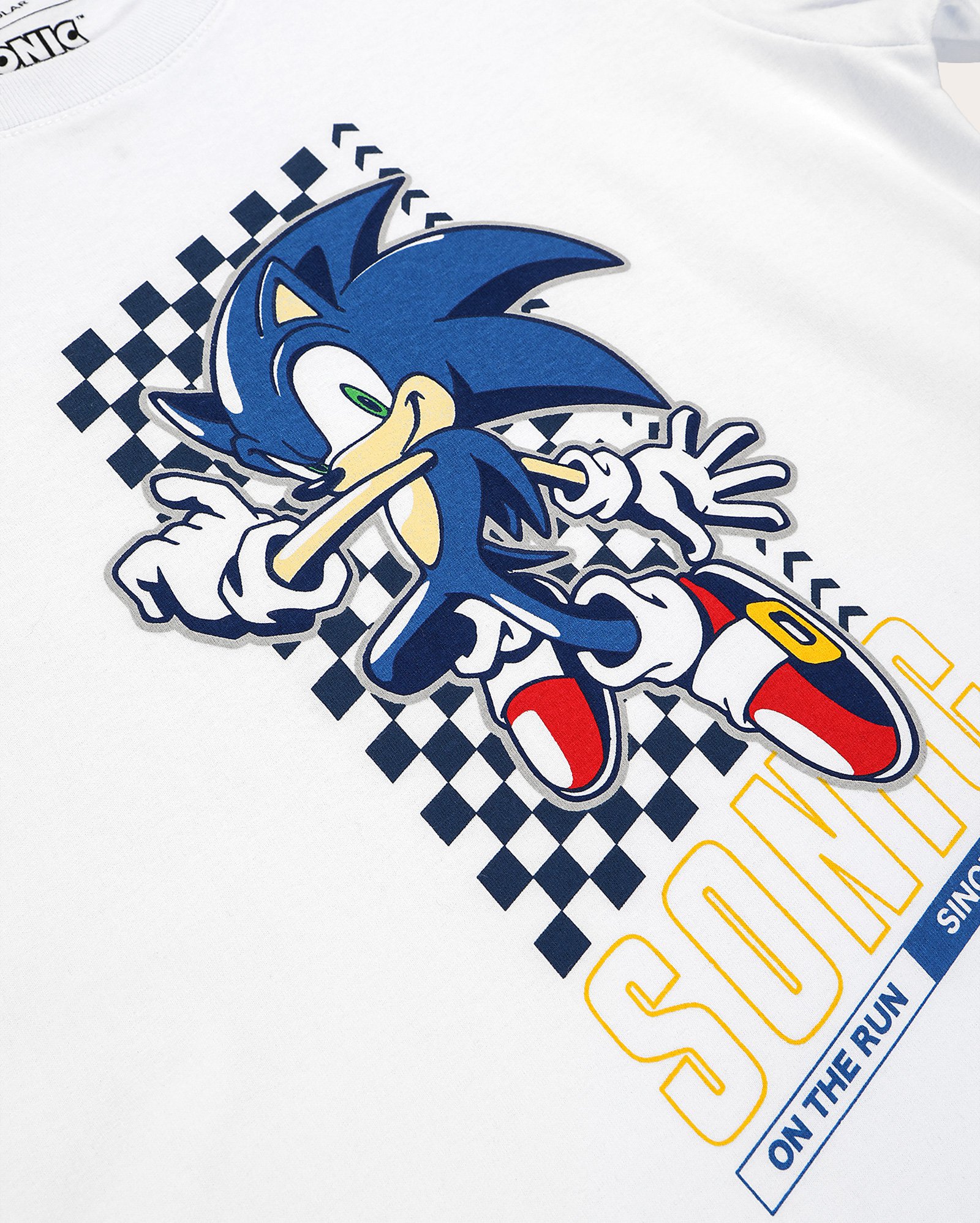 Camiseta Infantil Sonic 4-10A - Branca | SEGA