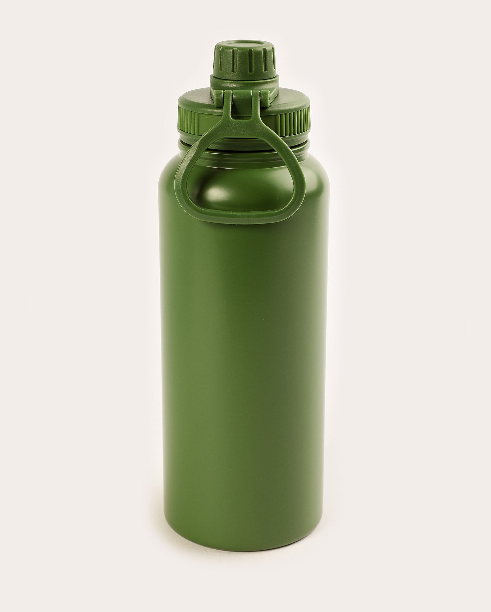 Garrafa squeeze de metal 1L lisa - Verde