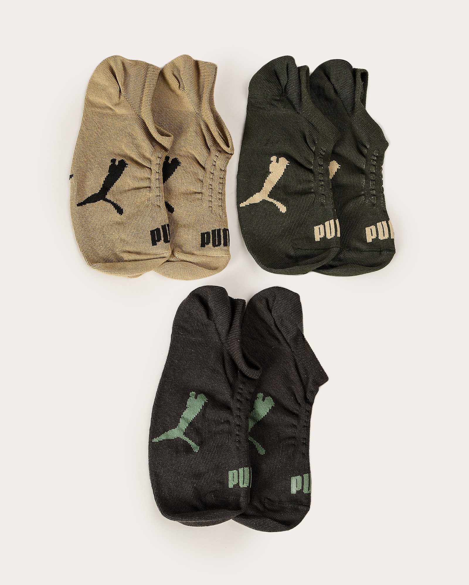 Kit meia masculina 3 pares cano curto multicor | Puma